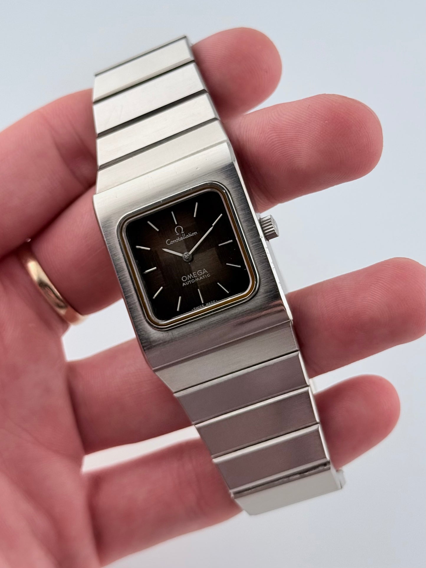 Omega Constellation Bucaneer Automatic - 555.0012 - Rare - Wood Effect Dial