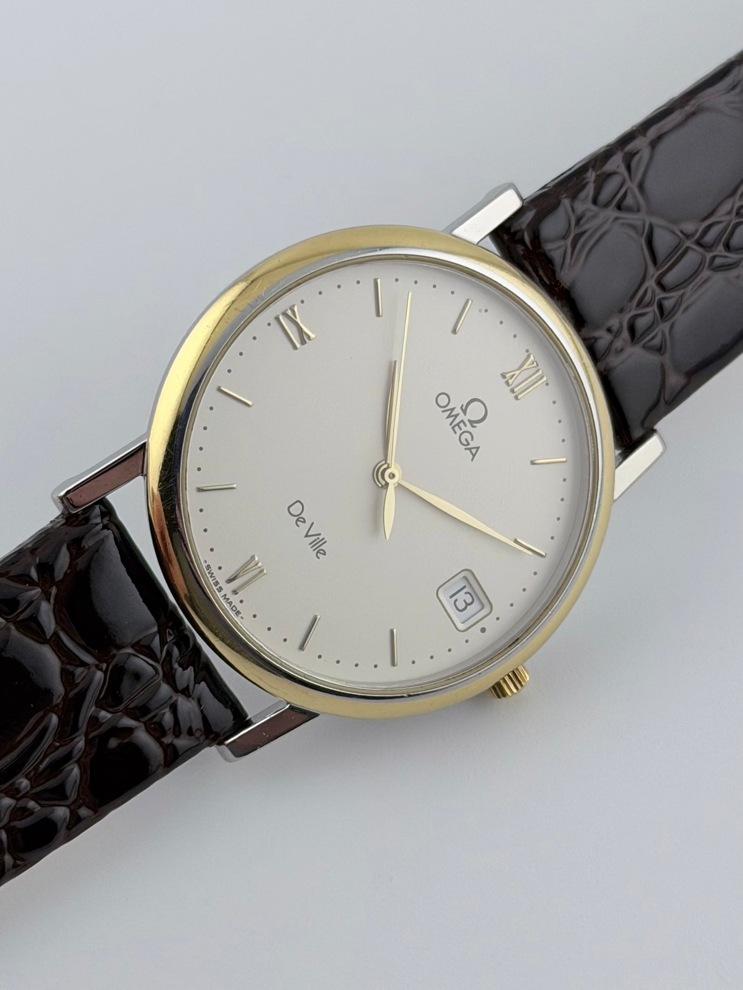 Omega De Ville Quartz - 18ct gold and steel - 196.2432