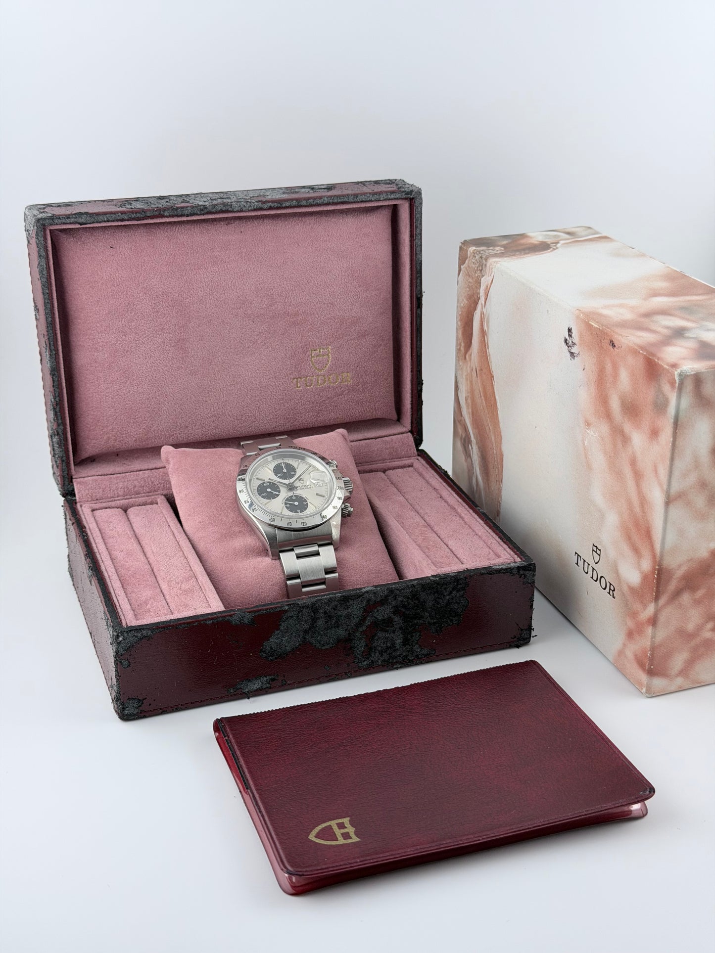 Tudor Oysterdate Automatic Chrono Time - 79280 - Silver Panda Dial - FULL SET!