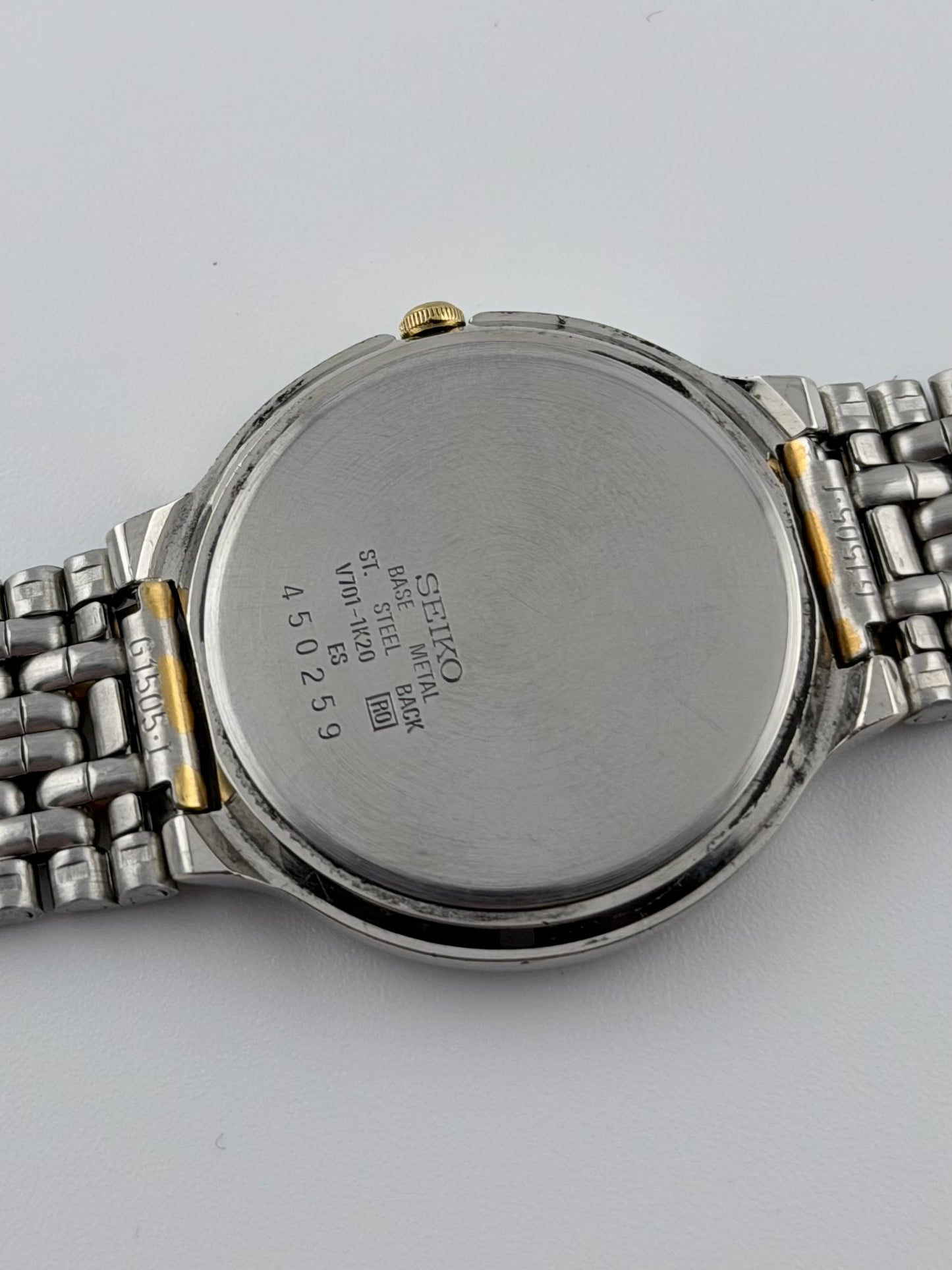 Seiko Galaxy Quartz Dress Watch V701-1K20