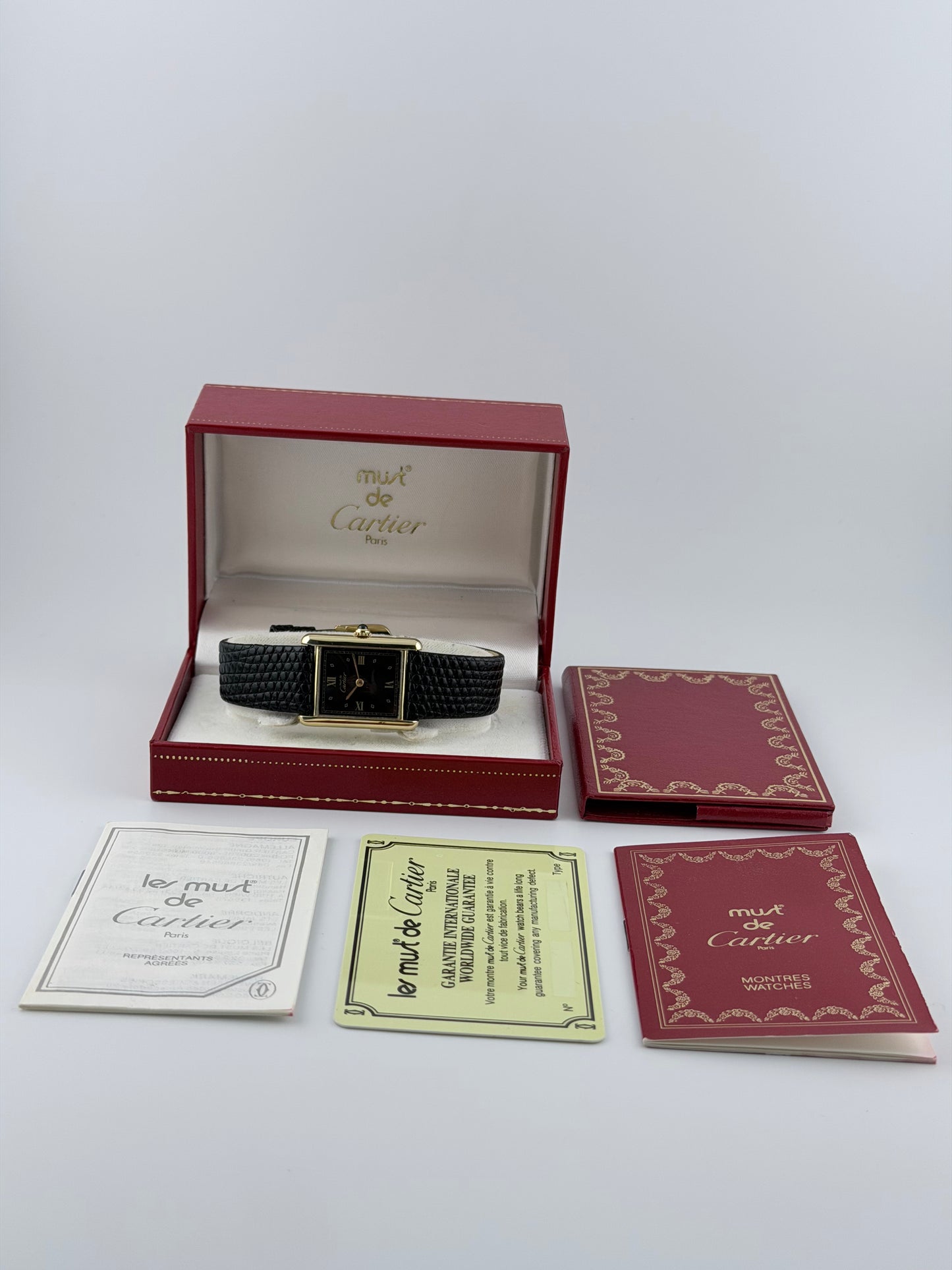 Cartier Must De Paris Tank Quartz - 590005 - Box & Papers