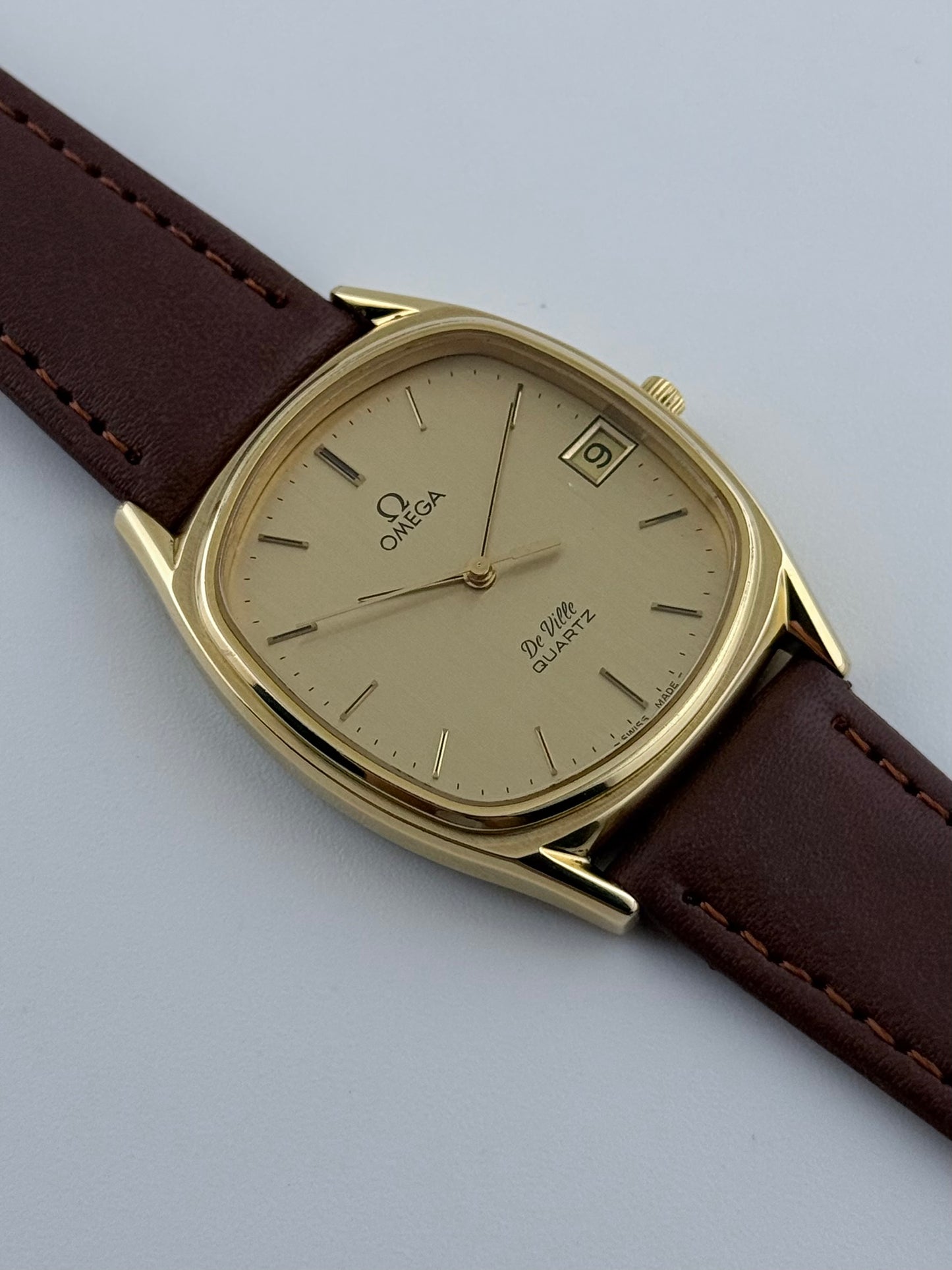 Omega De Ville Tank Quartz Date - 192.0050