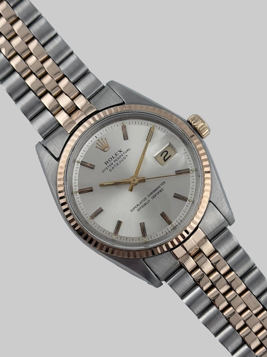 Rolex Datejust Oyster Perpetual - 1601 - Sigma Dial - 18k Rose Gold & Steel