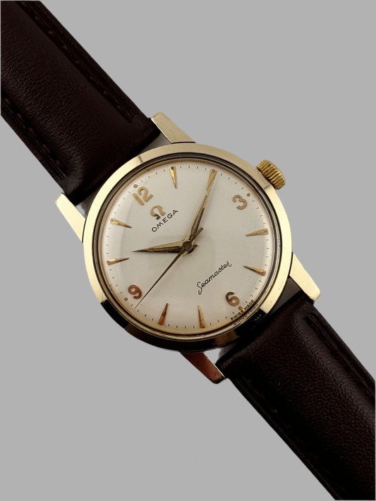 Omega Seamaster Manual Wind 9ct Yellow Gold - 58355