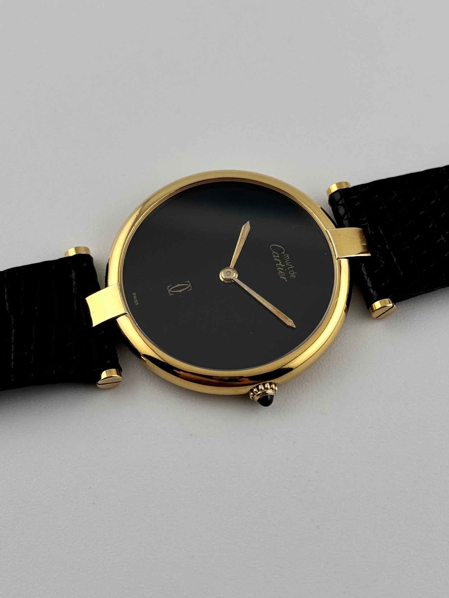 Cartier Must De Vendome Quartz - 17 - Black Dial