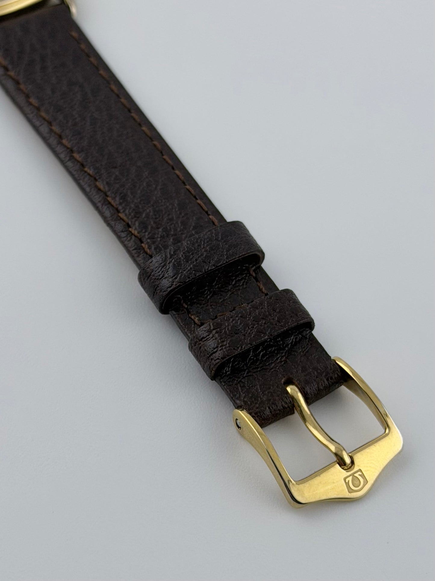 Omega DeVille Tonneau Quartz 191.0100 - Honeycomb Pattern Dial