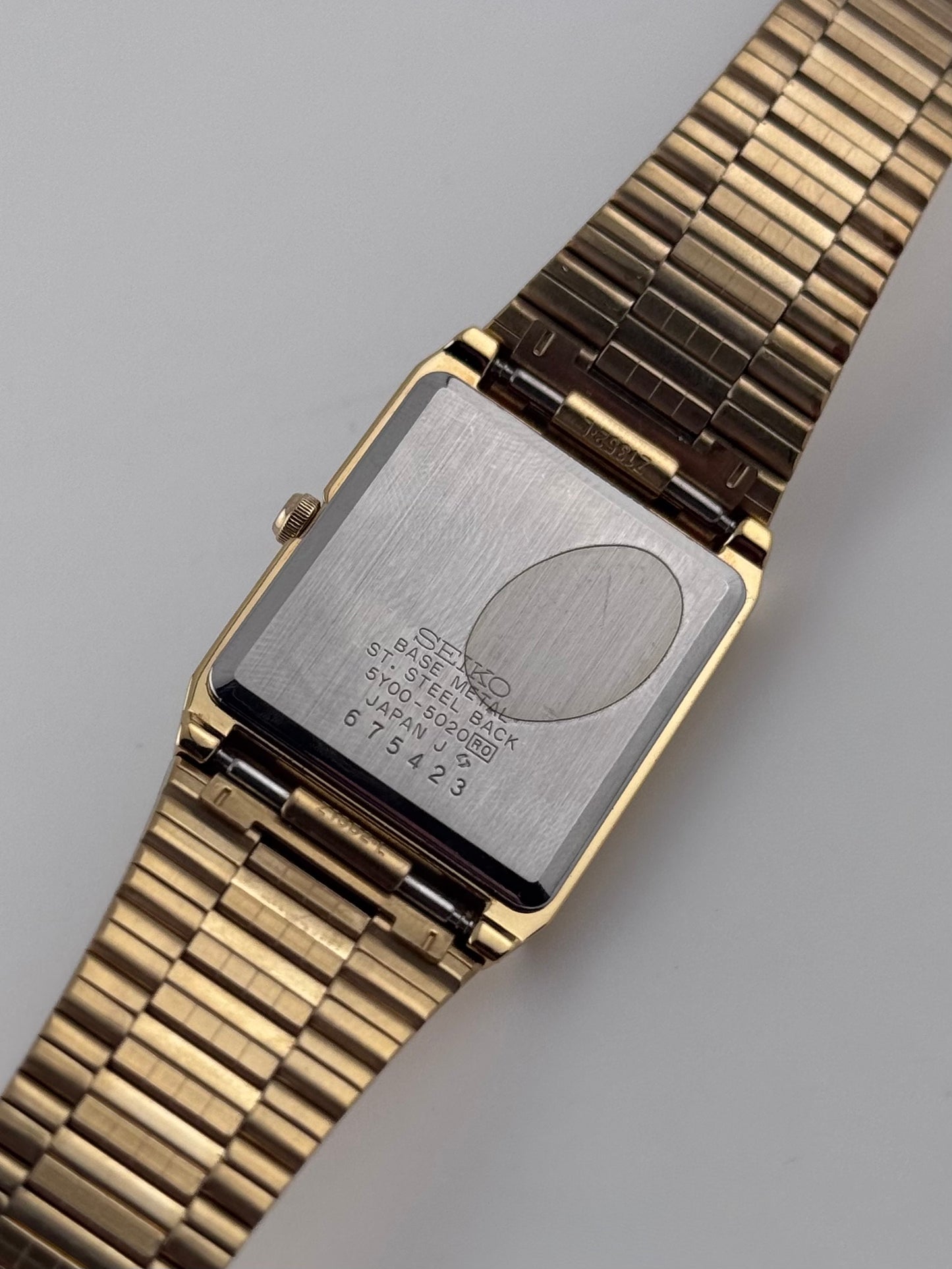 Seiko Quartz Tank - 5Y00-5020