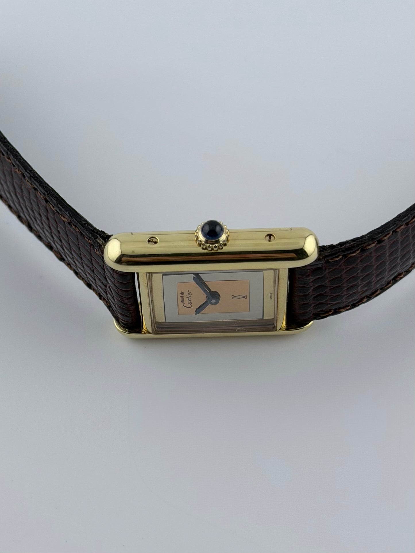 Cartier Must De Paris Tank Manual Wind - 3 - Trinity Dial - Ladies