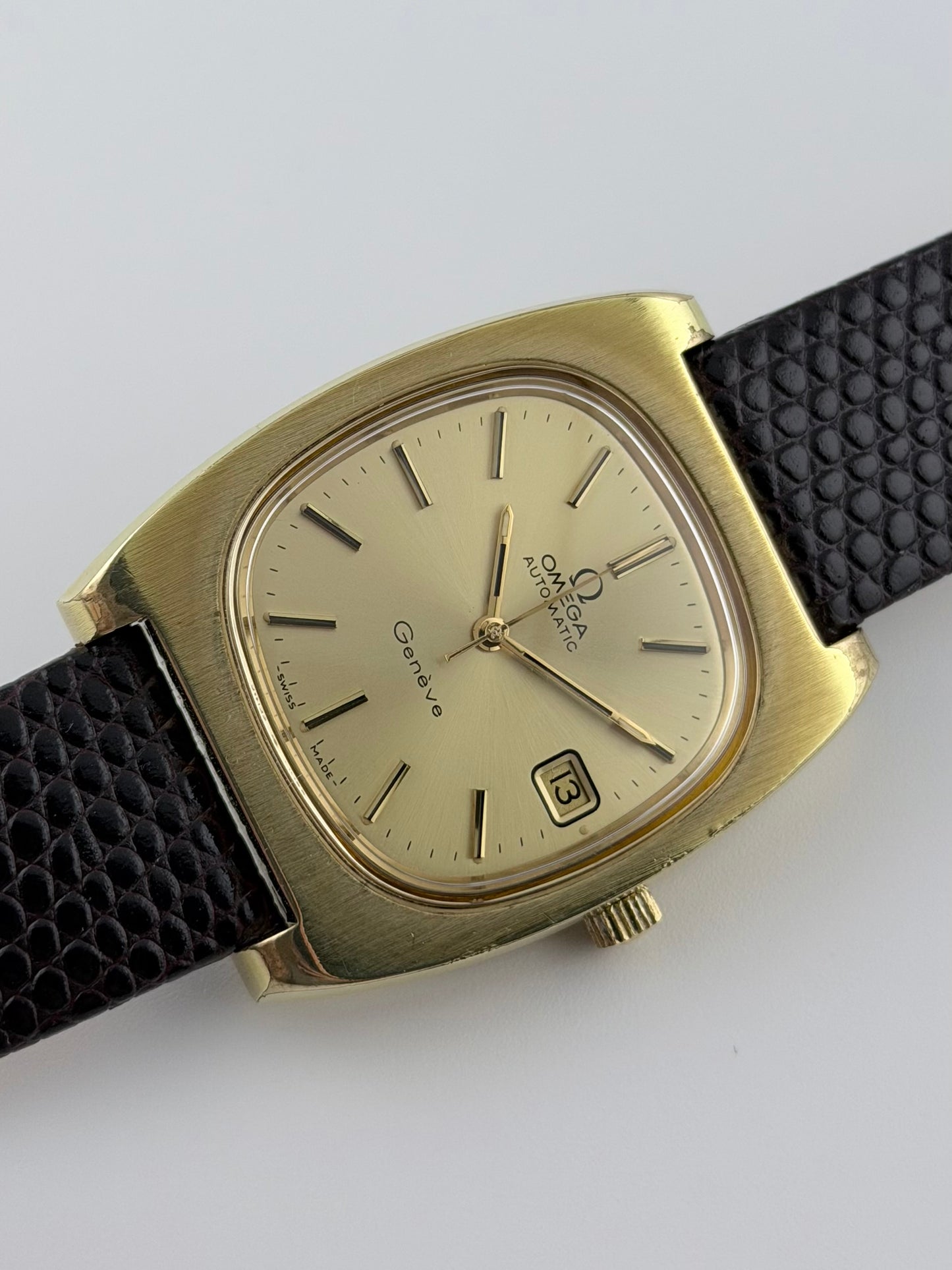 Omega Geneve Automatic Date TV Dial 166.0190