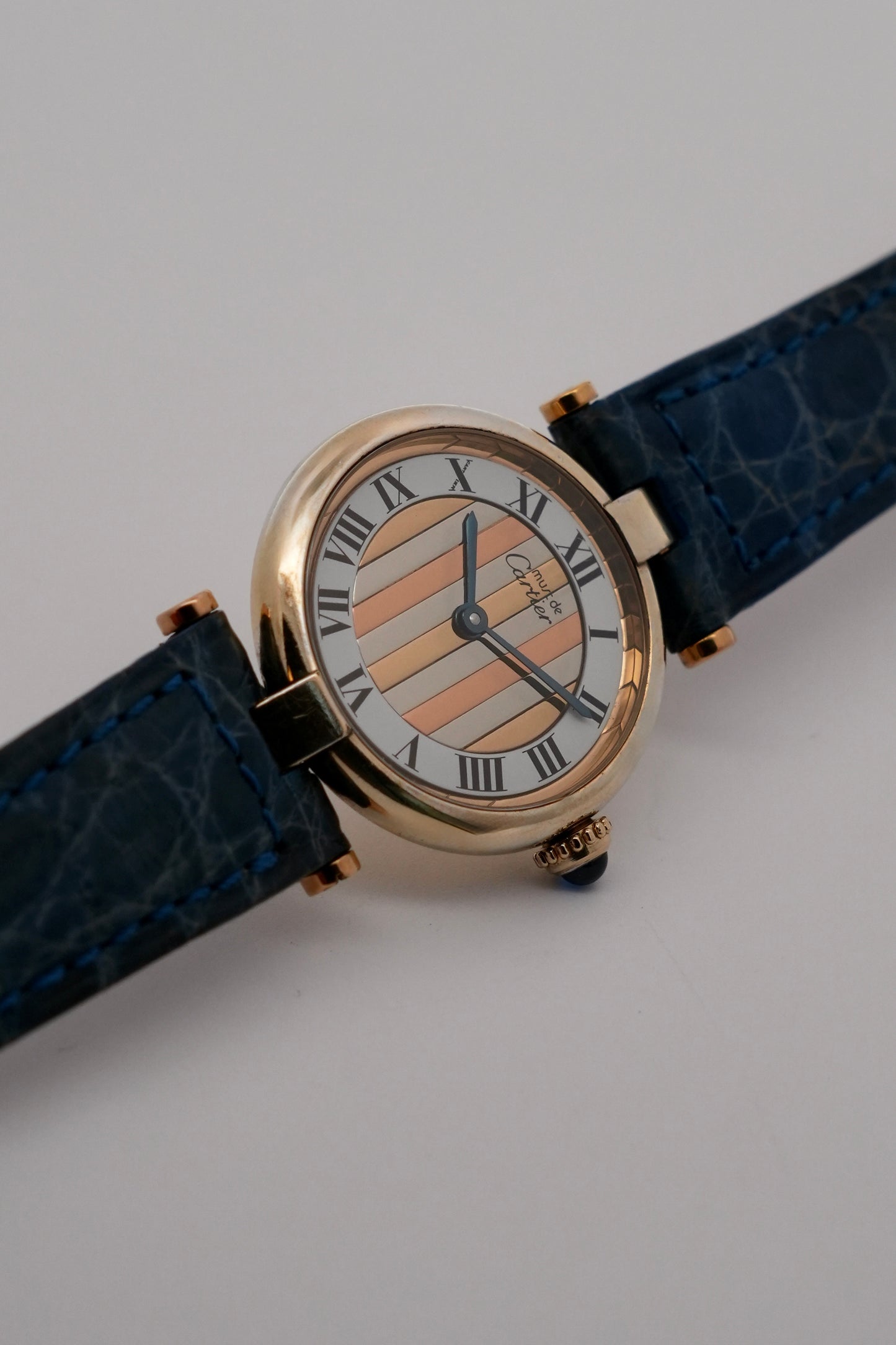 Cartier must de Vendome Quartz - 590004 - Two-tone Trinity Dial - Ladies