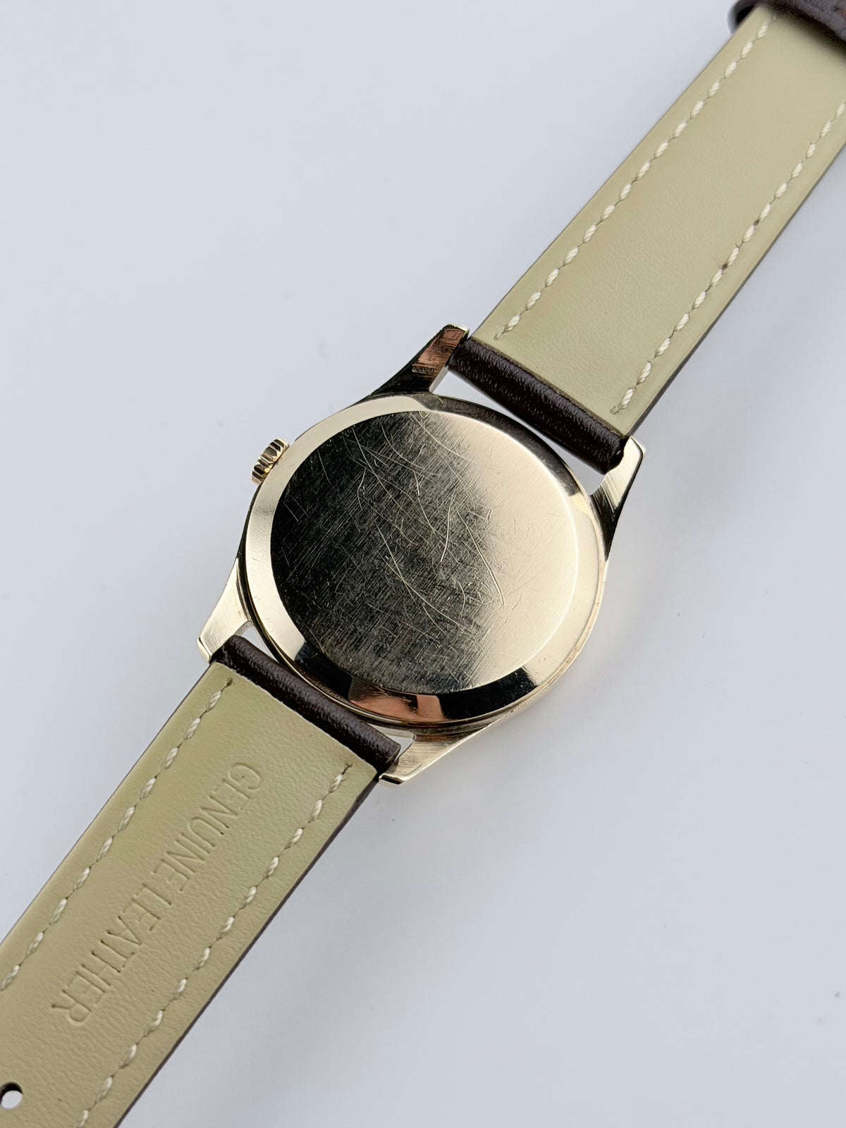 Omega Manual Wind 9ct Gold Sub Secs - ALD 927767