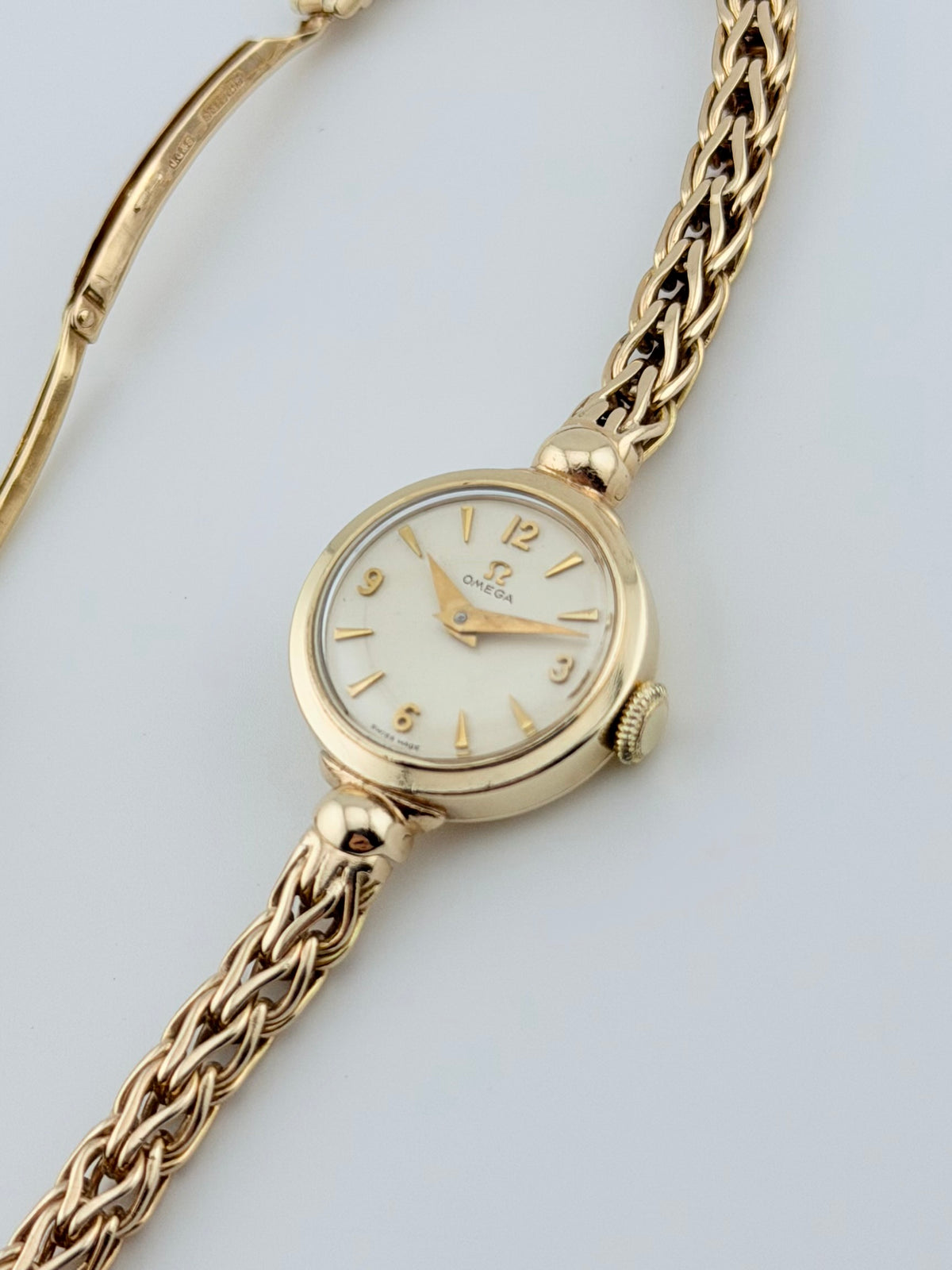 Omega 1958 Cocktail Watch 9ct Manual Wind - Ladies - with Box