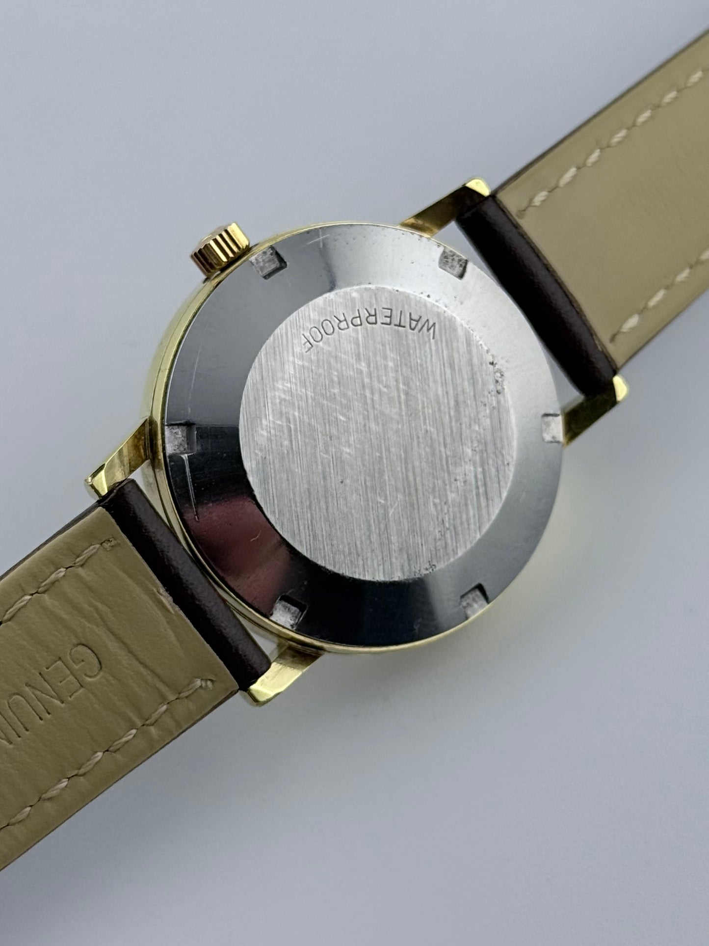 Omega Geneve Automatic Date 166.070 Sunburst Dial