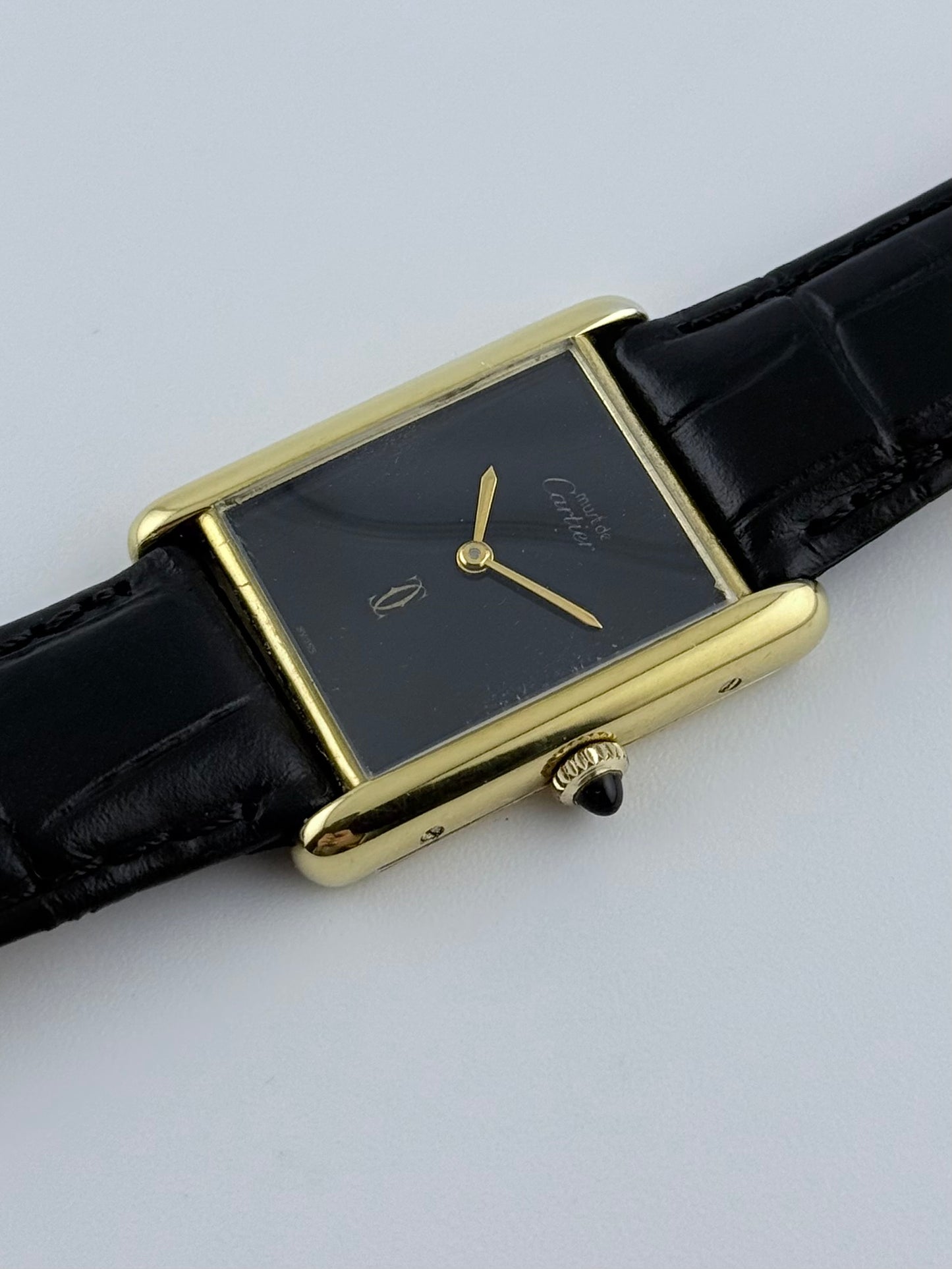 Cartier Tank Must Manual Wind - Black Dial