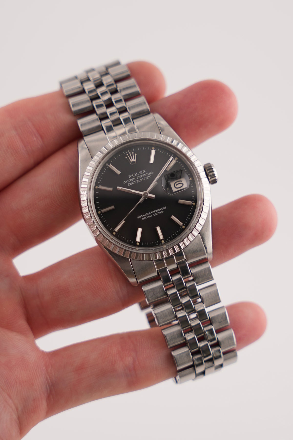 Rolex Datejust Oyster Perpetual - 1603 - Black Dial