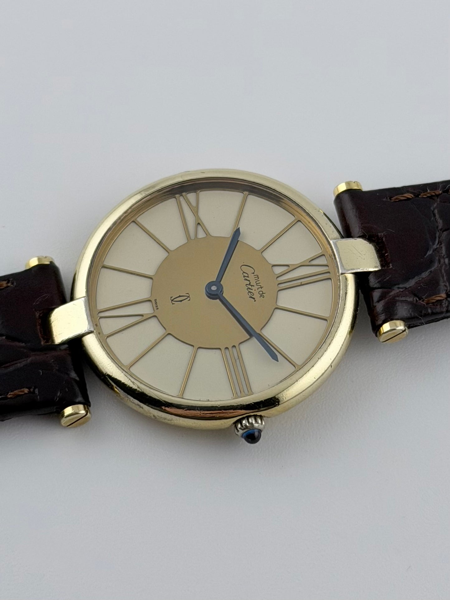 Cartier Must de Cartier Vendome Quartz - 17 - Gold and Ivory Cloisonne Dial