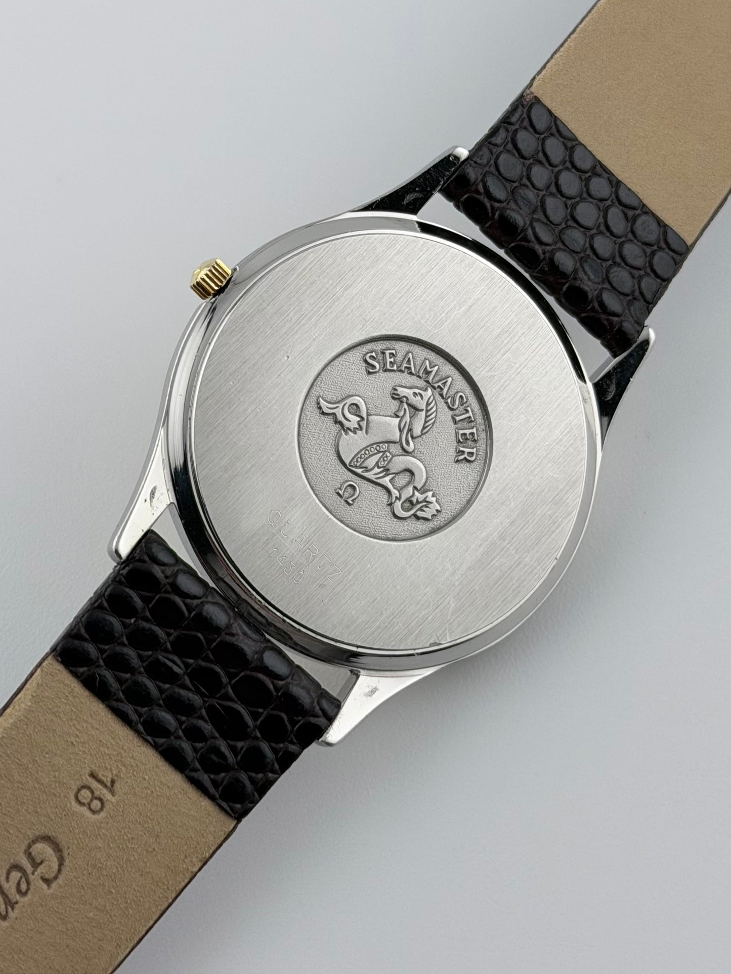 Omega Seamaster Quartz 196.0251 Date - Hobnail Dial