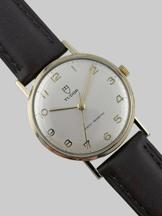 Tudor 9ct Manual Wind - Arabic Dial