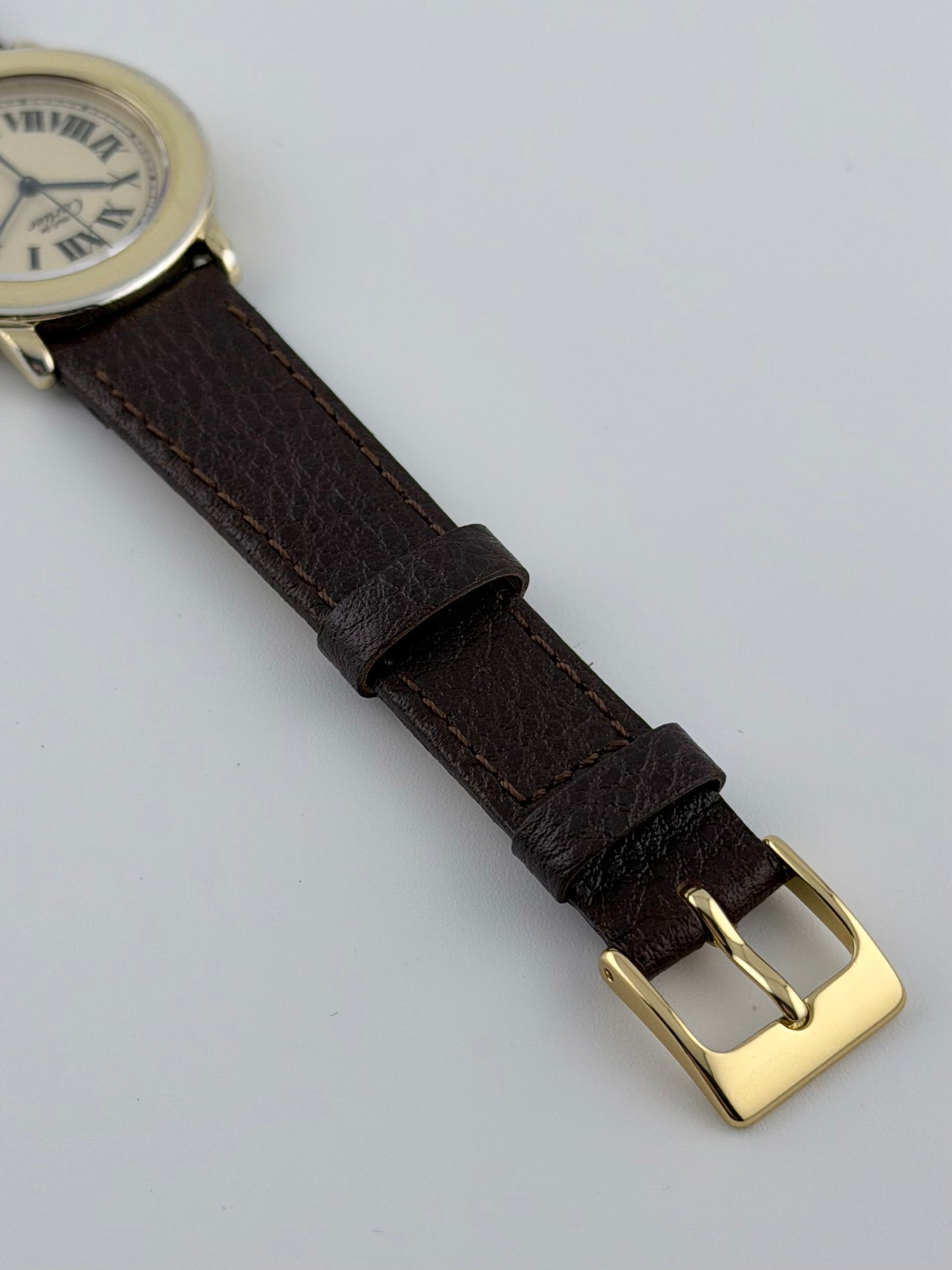 Cartier Must De Paris Ronde Quartz Date - 1800-1