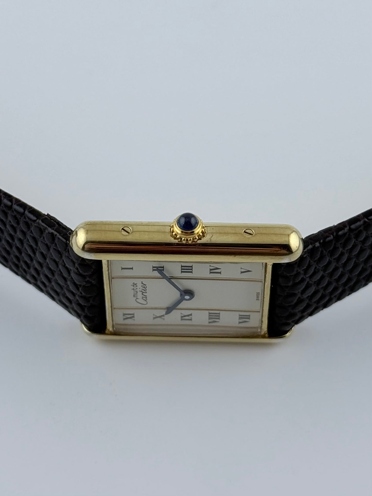 Cartier Must De Tank Quartz - 590005 - Art Deco Dial - Original Box