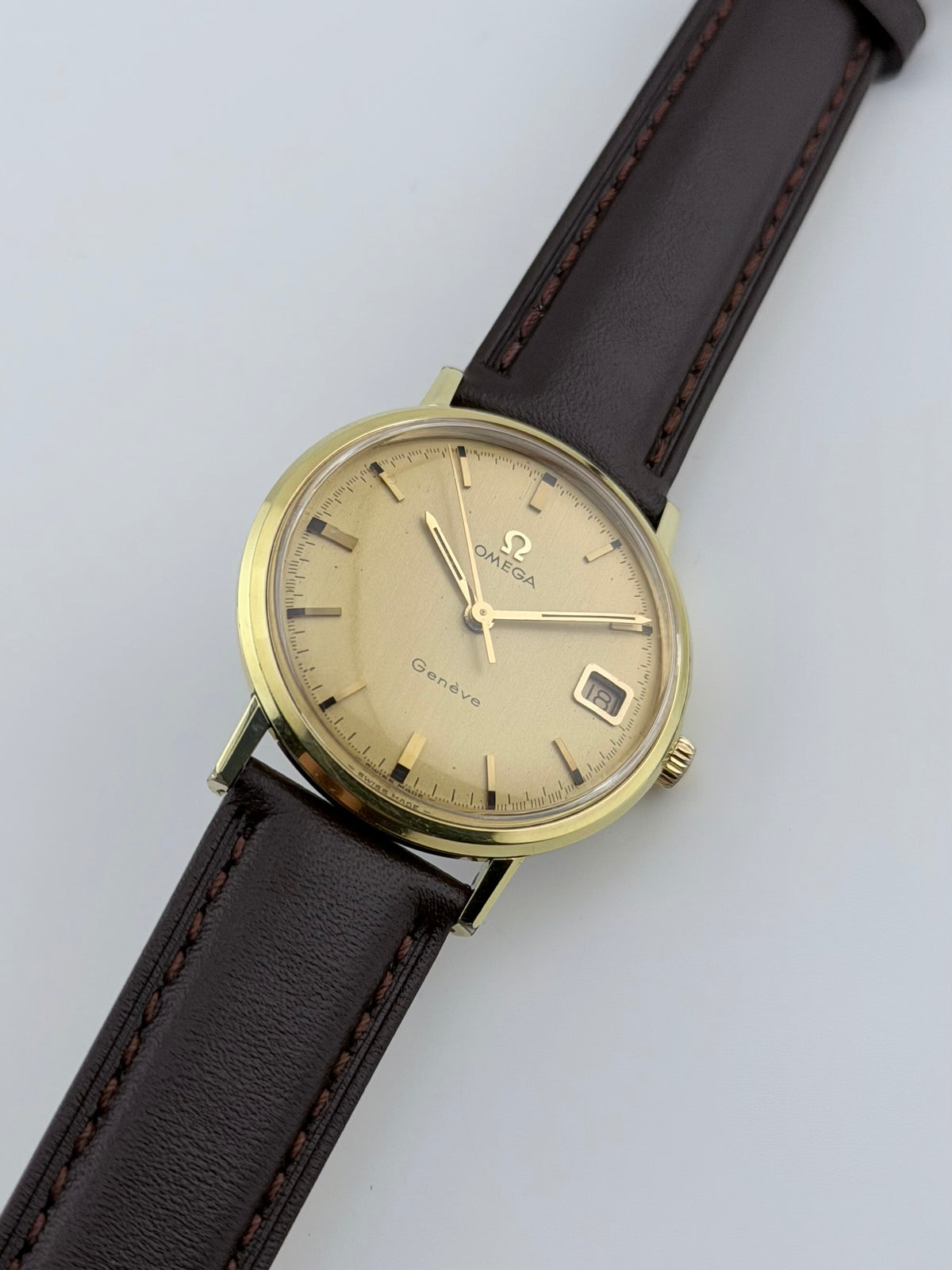 Omega Geneve Manual Date - 132.019SP