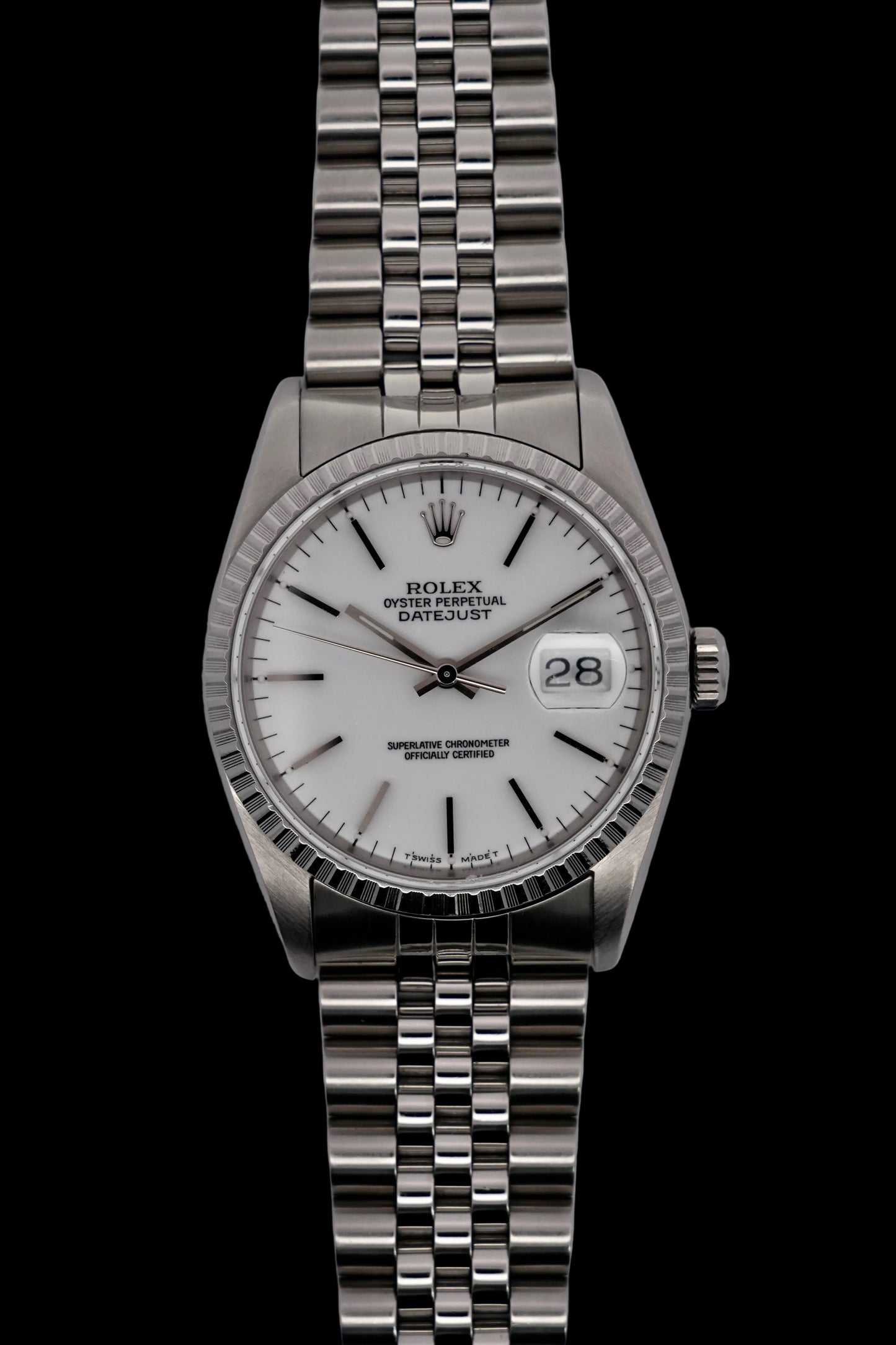 Rolex Datejust Oyster Perpetual - 16220 - White Dial - Original Box and Booklets