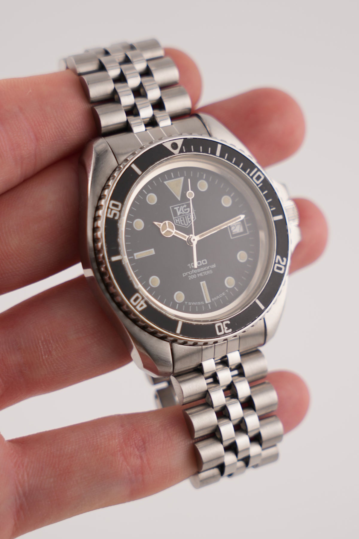 Tag Heuer Professional 1000 Quartz Date 200m - 980.0061 - Rare Jumbo