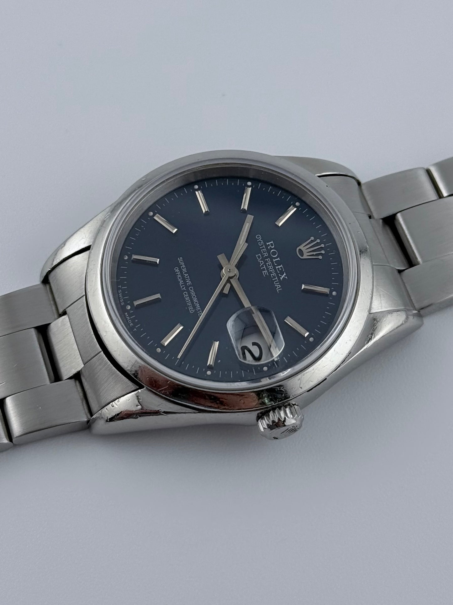 Rolex Oyster Perpetual Date Automatic 15200 - Blue Sunburst Dial