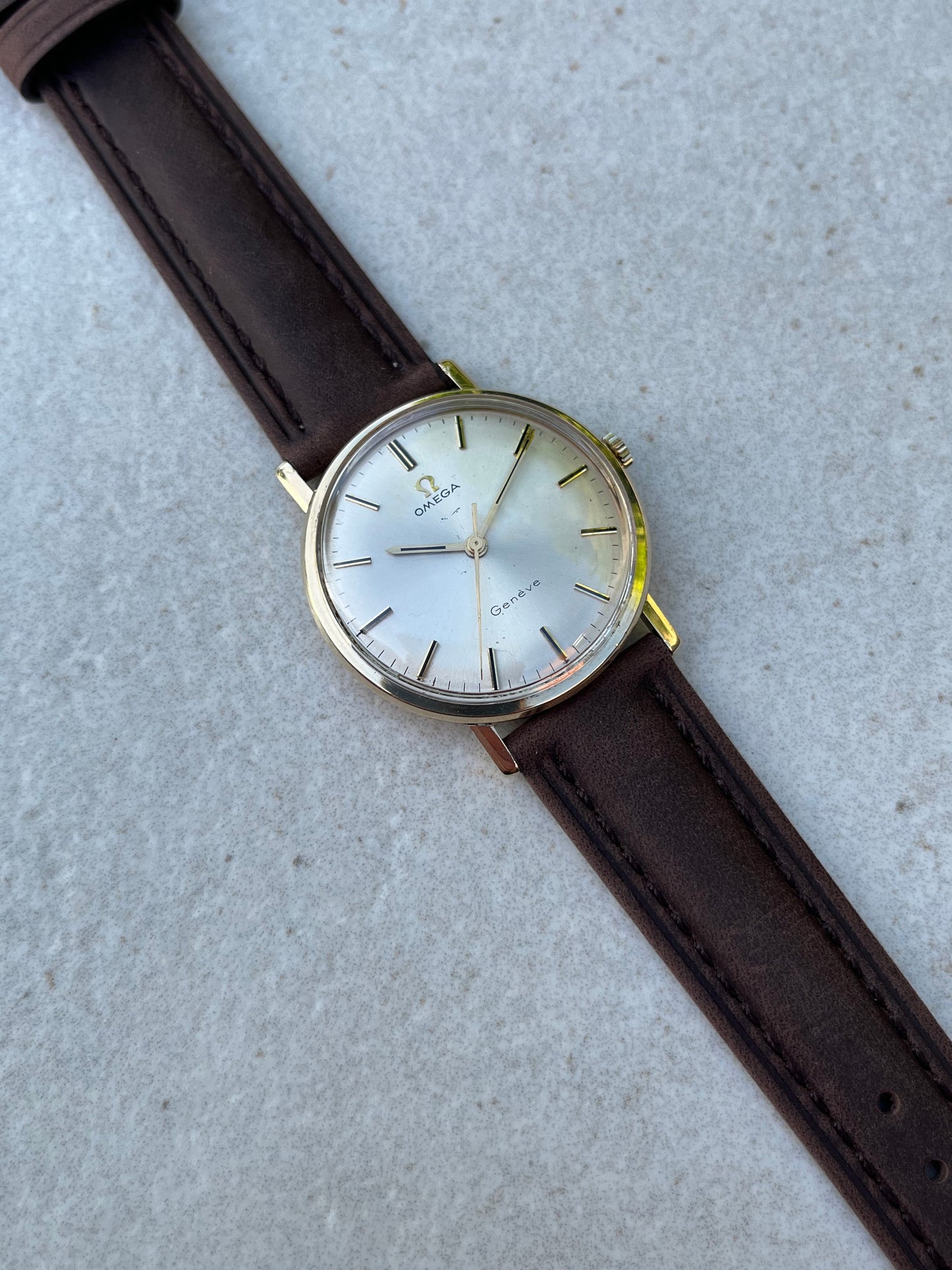 Omega Geneve Manual Wind 9ct Gold 131.25016