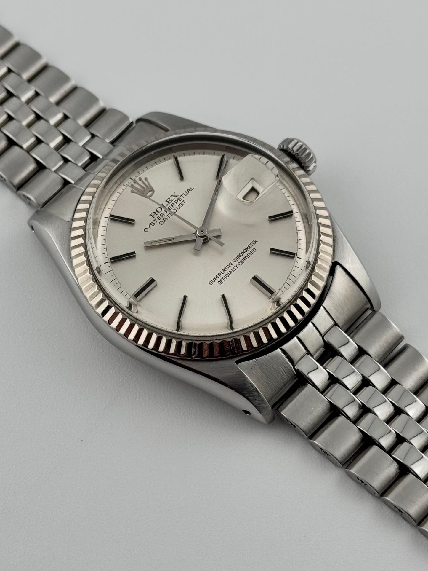 Rolex Datejust Oyster Perpetual - 1601 - White Gold Bezel