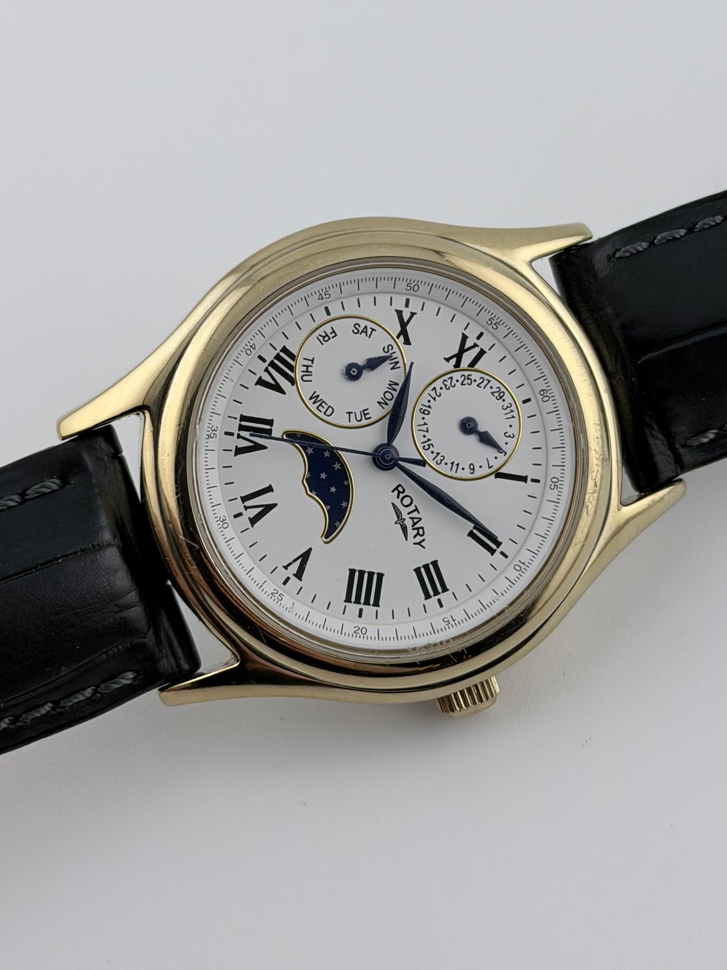 Rotary Moonphase Quartz Day-Date