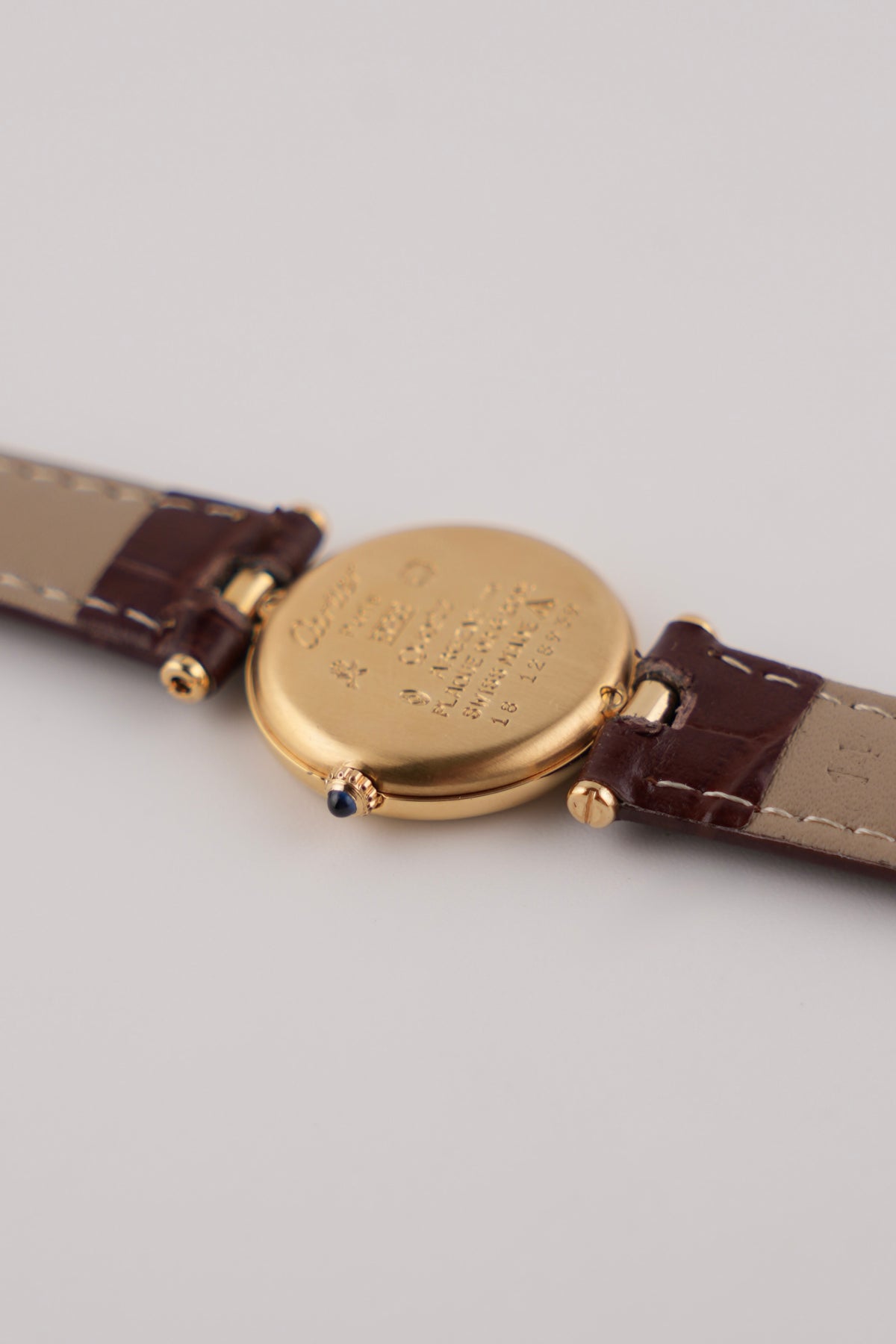 Cartier Must de Vendome Paris Quartz - 18 - Gold and Ivory Cloisonne Dial - Ladies