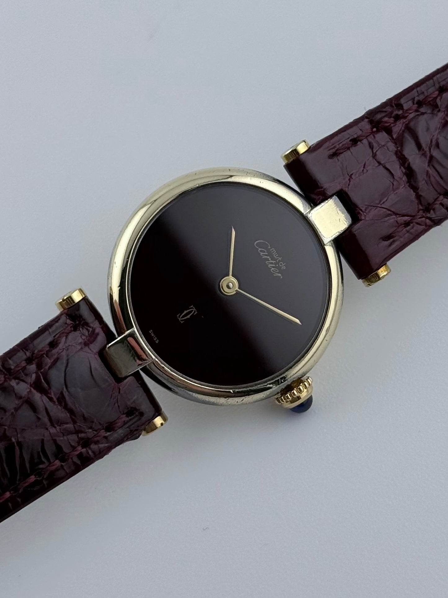 Cartier Must de Cartier Vendome Quartz - 18 - Burgundy Dial
