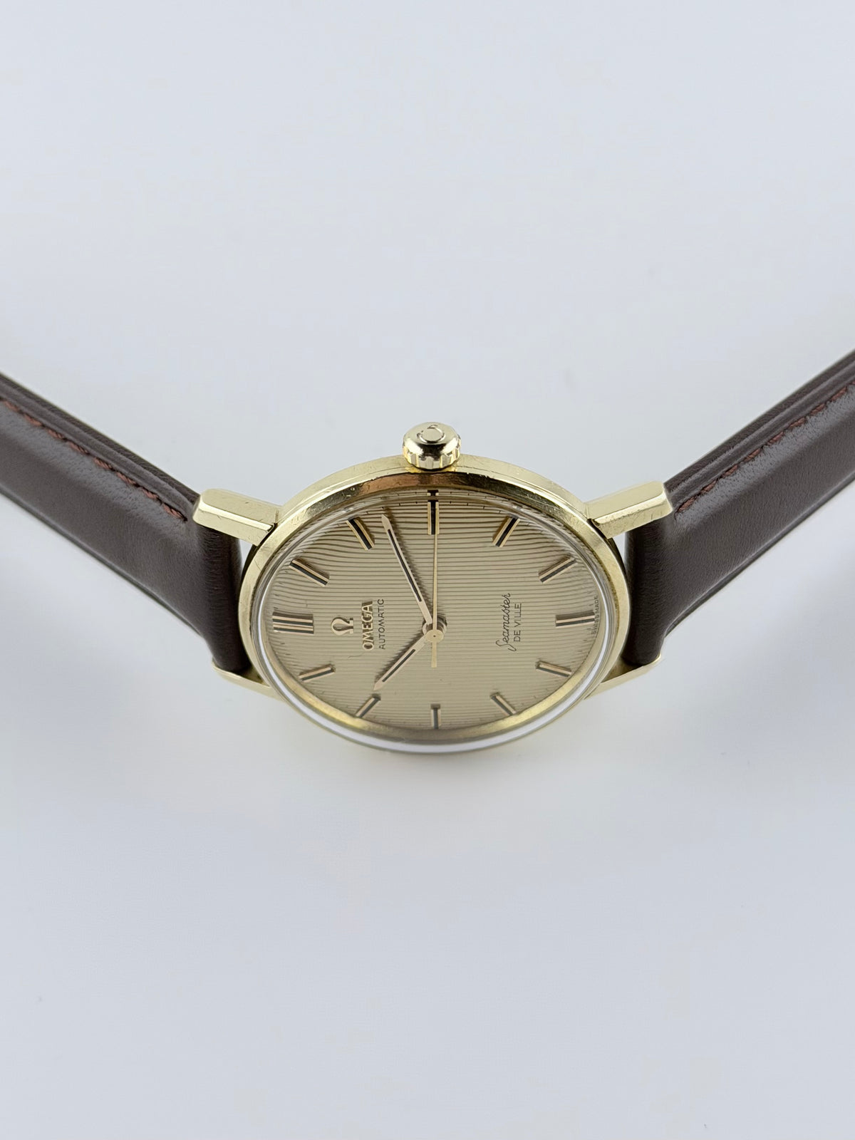 Omega Seamaster De Ville Automatic Tapestry Dial - 18ct Gold - 165.020 - Extremely rare!