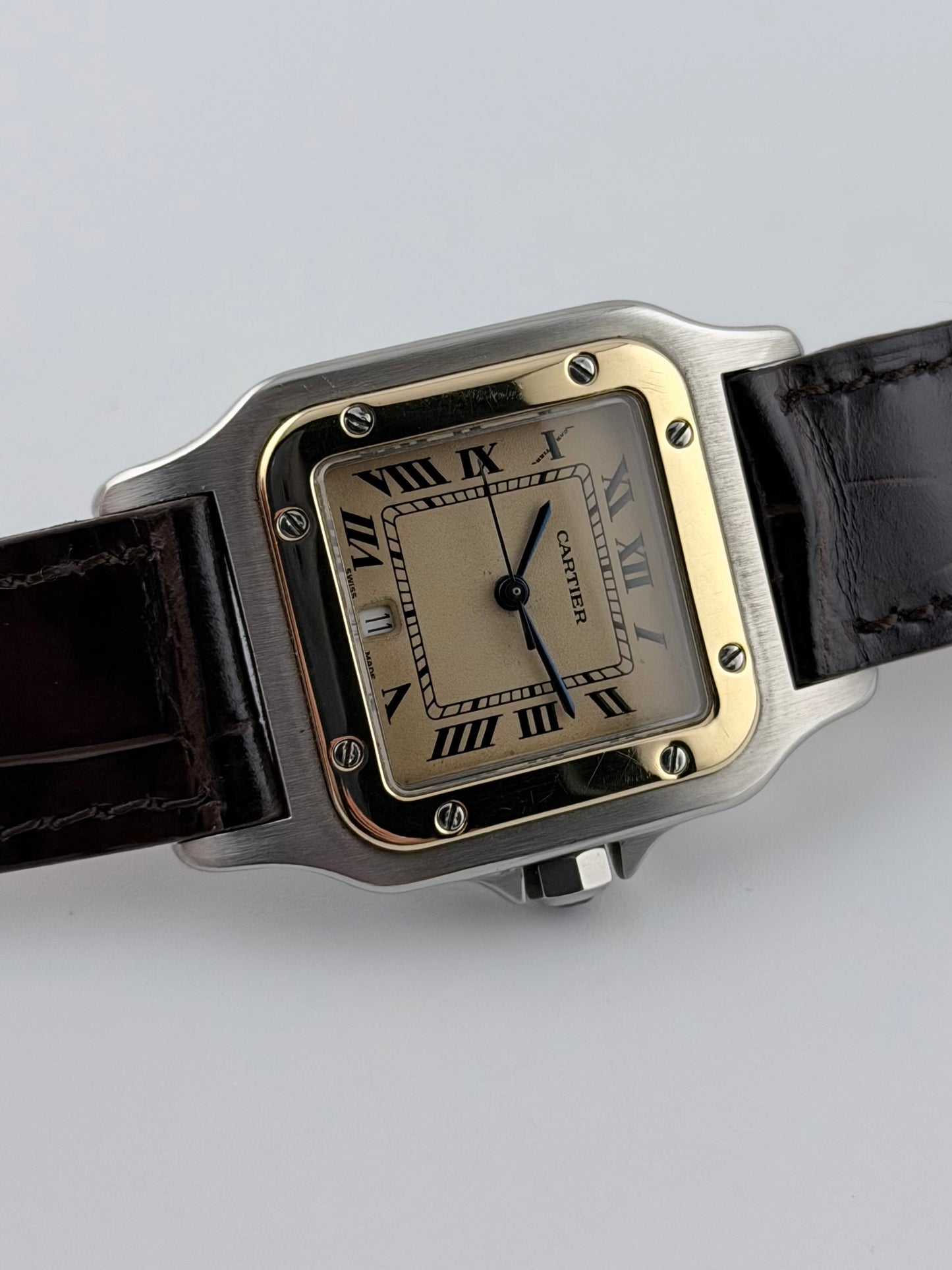 Cartier Santos Galbee Quartz - 187901 - Bi Metal