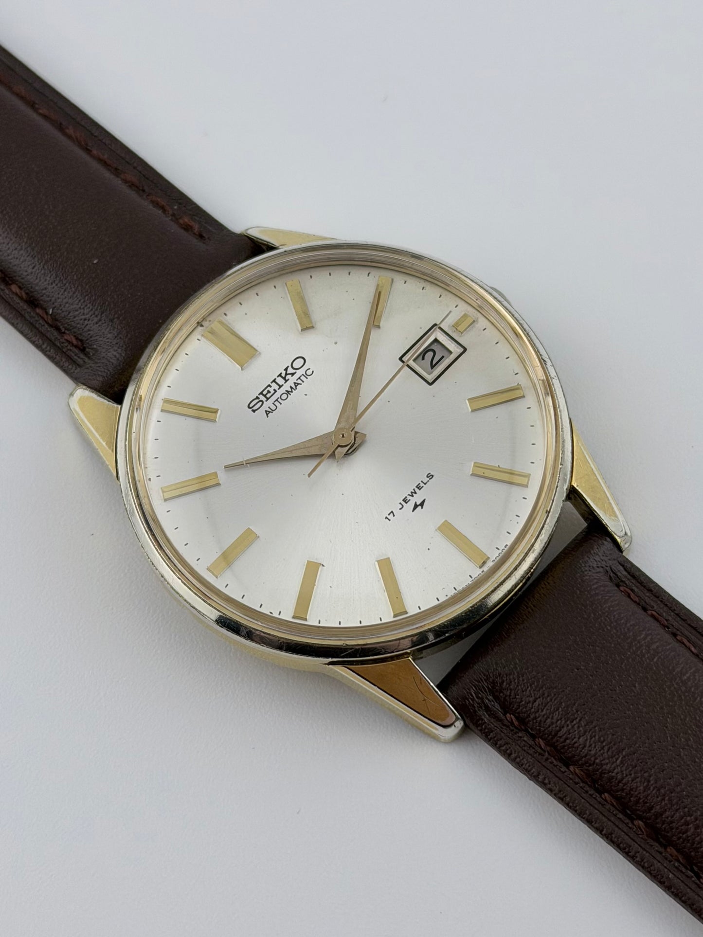 Seiko Automatic Date 17j 7005-2000 - Sunburst Dial