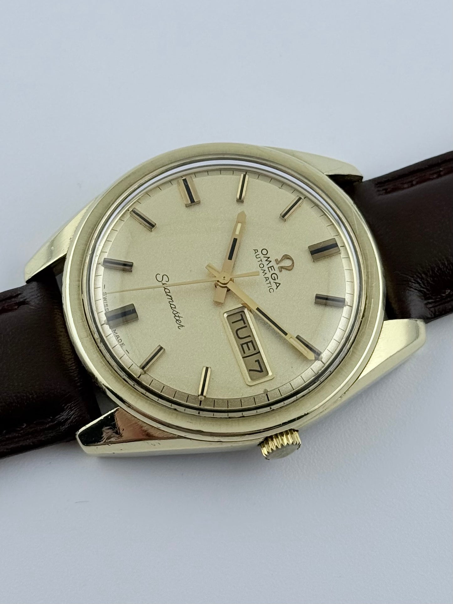 Omega Seamaster Automatic Day-Date Jumbo Pie Pan 166.032