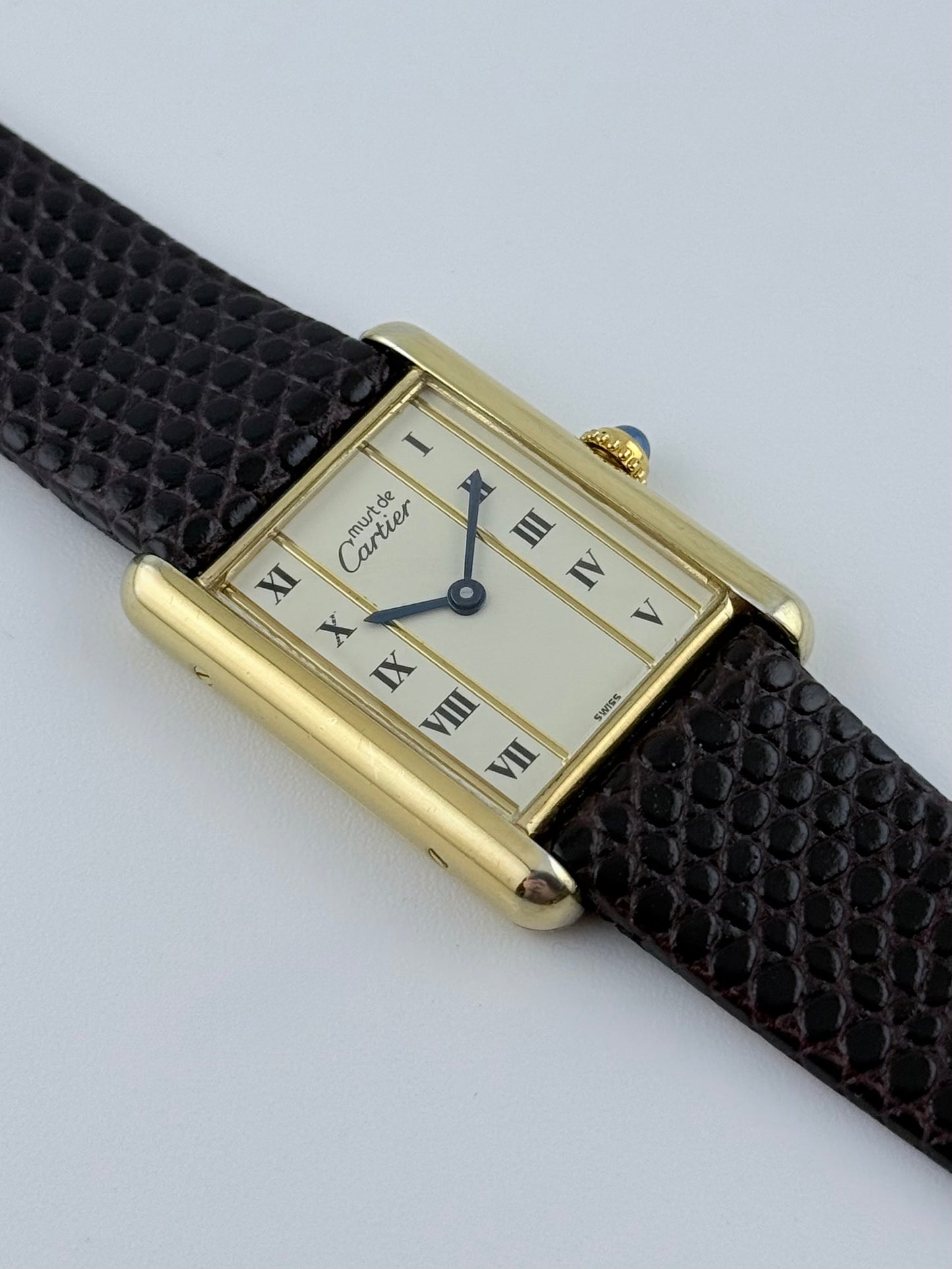Cartier Must De Tank Quartz - 590005 - Art Deco Dial - Original Box