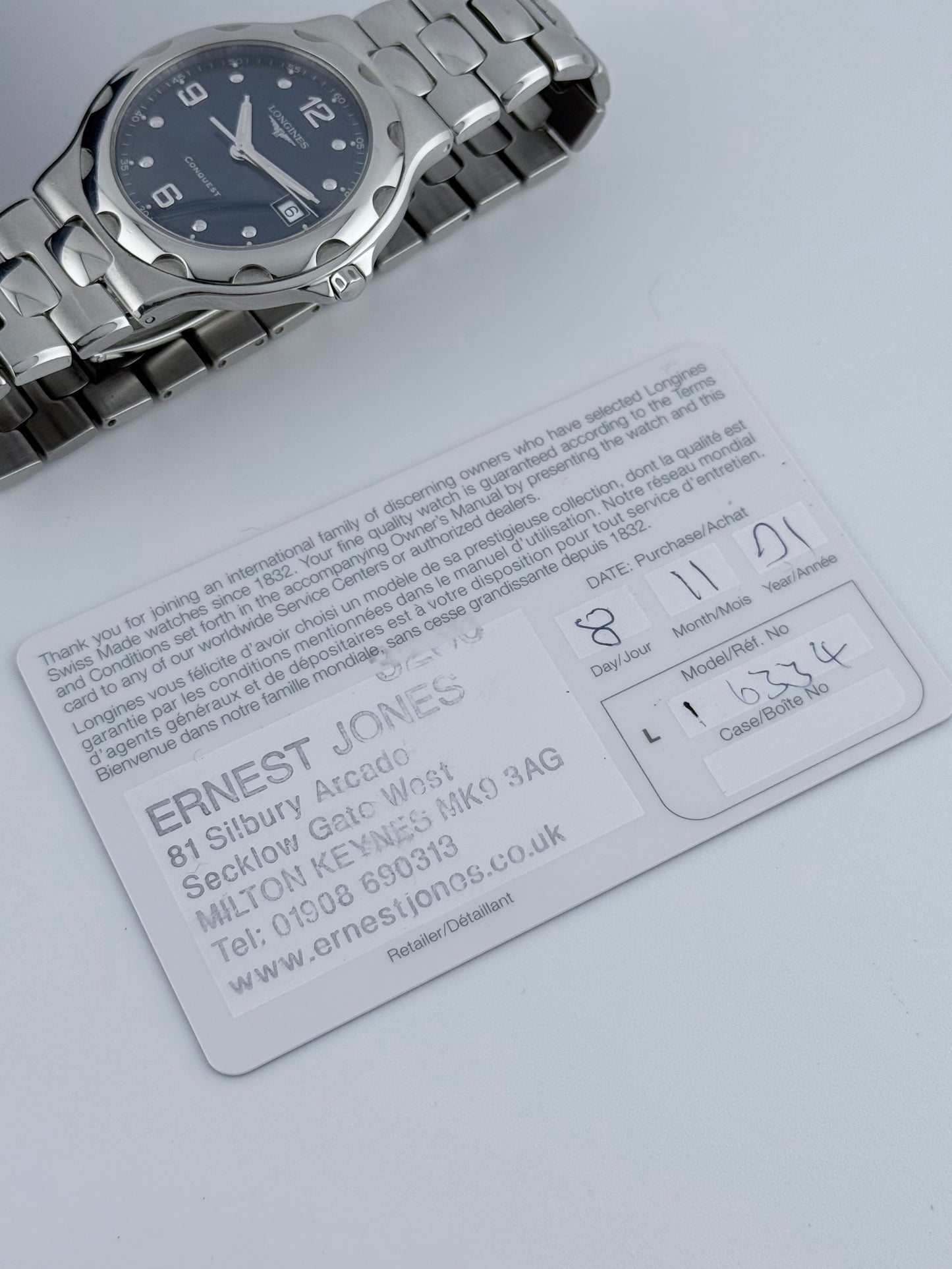 Longines L1.633.4 Conquest Quartz