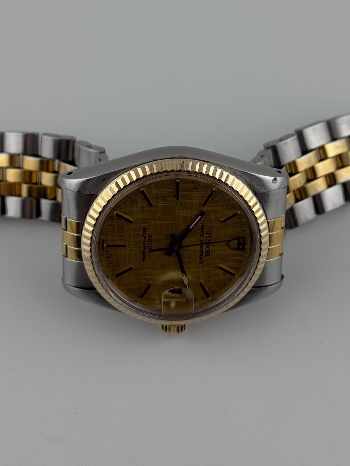 Tudor Prince Oysterdate Rotor Self-Winding - 75203 - Linen Dial