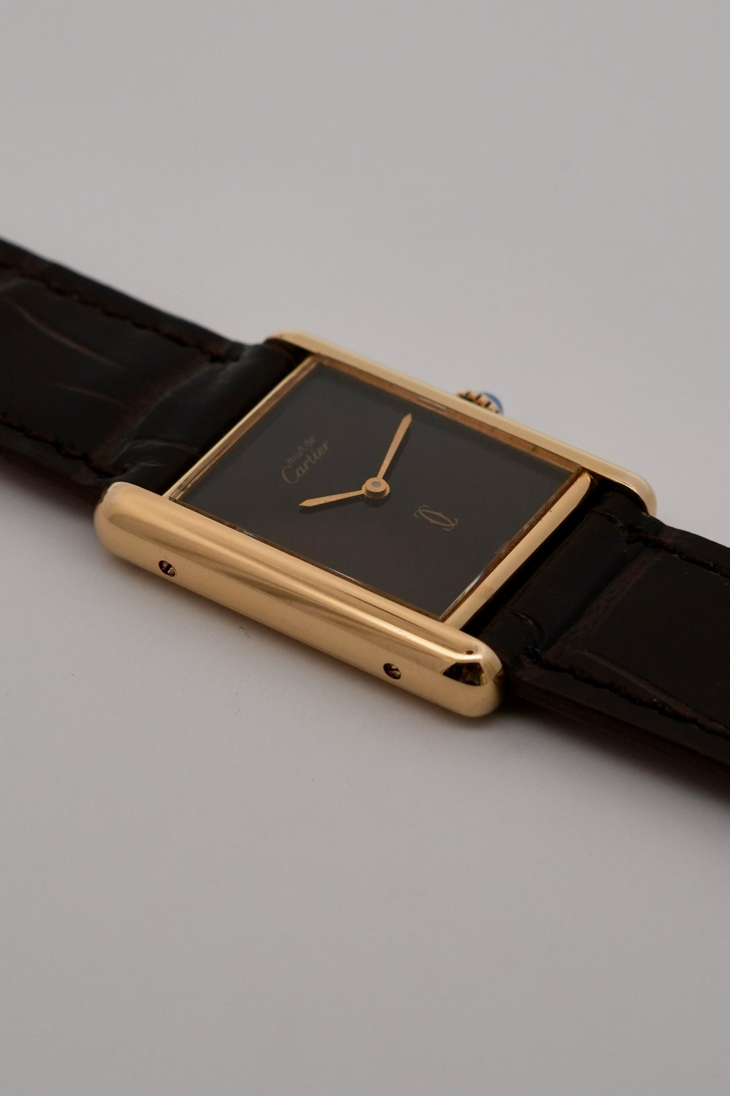 Cartier Must De Paris Tank Quartz - 6 - Wood Effect Dial - fantastic condition with Box