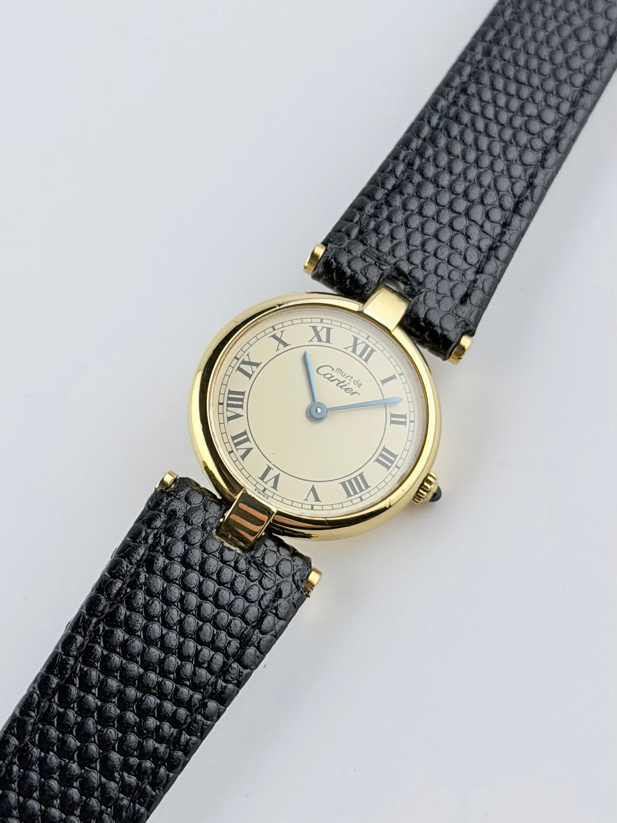 Cartier must de Paris Vendome Quartz - 18 - Ivory Dial - Ladies