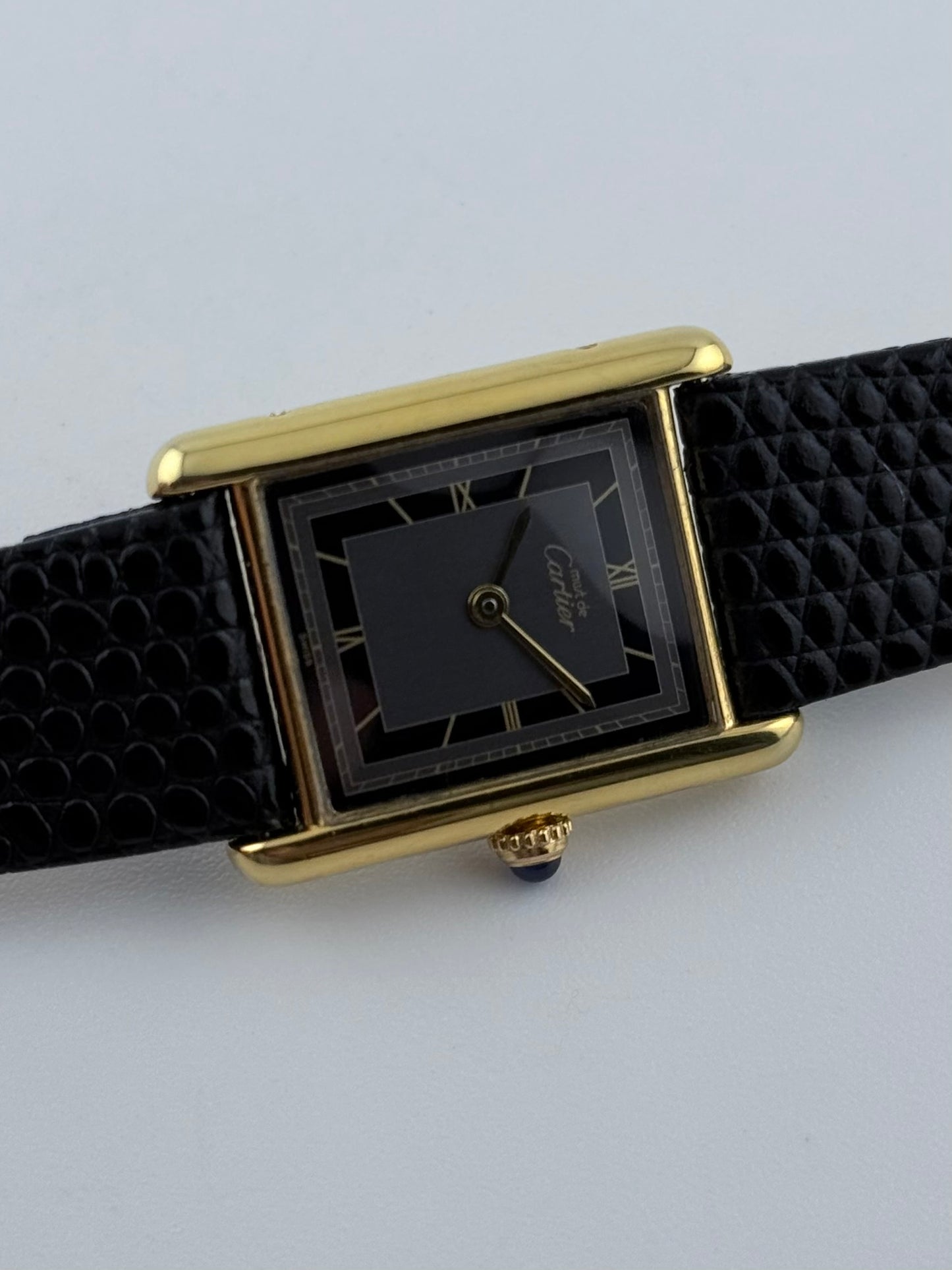 Cartier Must De Tank Quartz - Rare Slate Dial - Near Mint