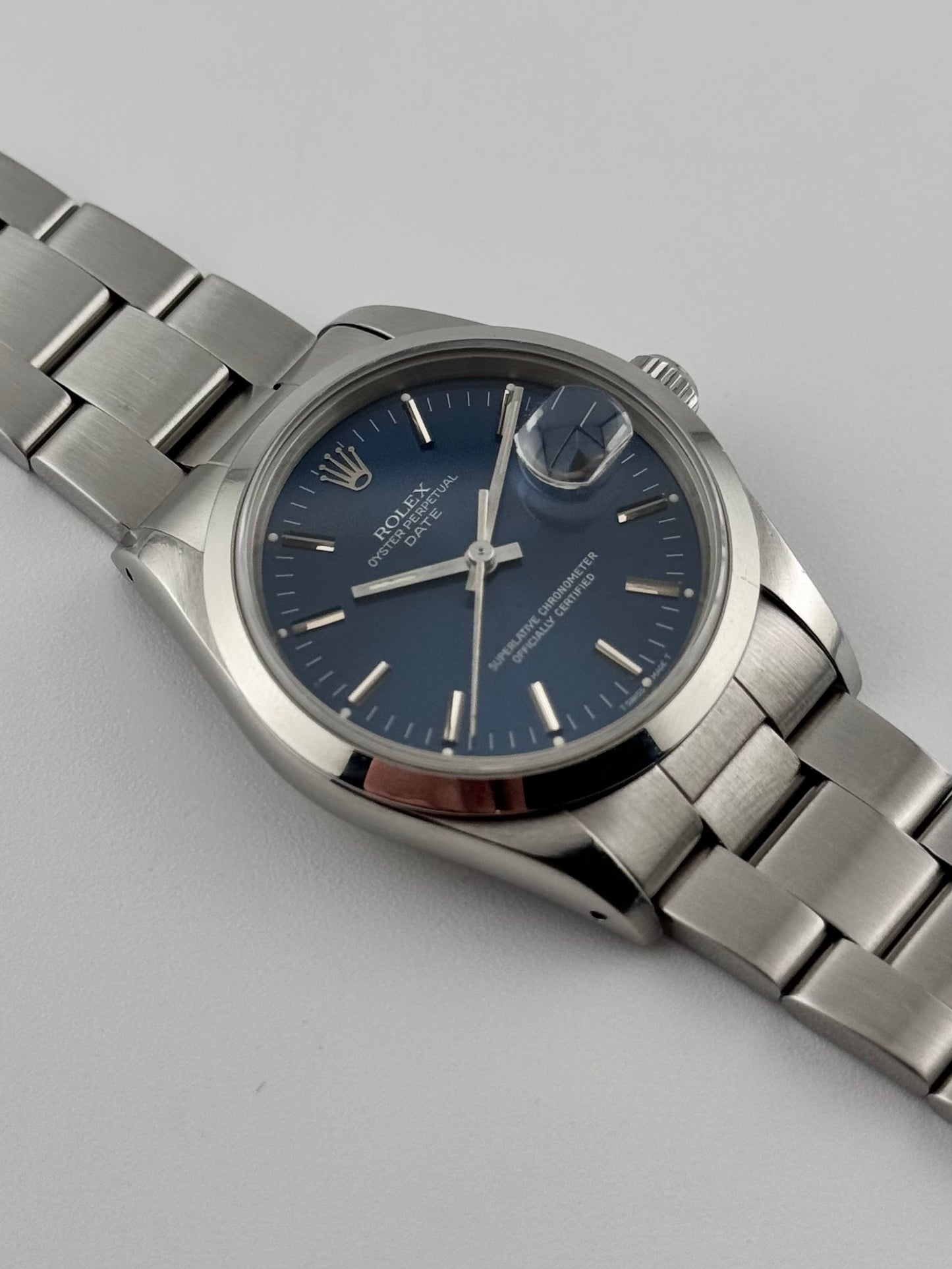 Rolex Oyster Perpetual Date Automatic 15200 - Blue Sunburst Dial