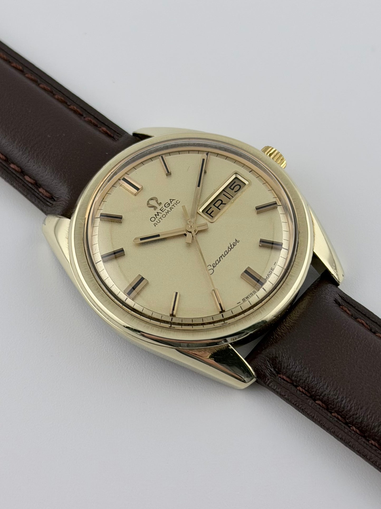 Omega Seamaster Automatic Day-Date Jumbo Pie Pan - 166.032