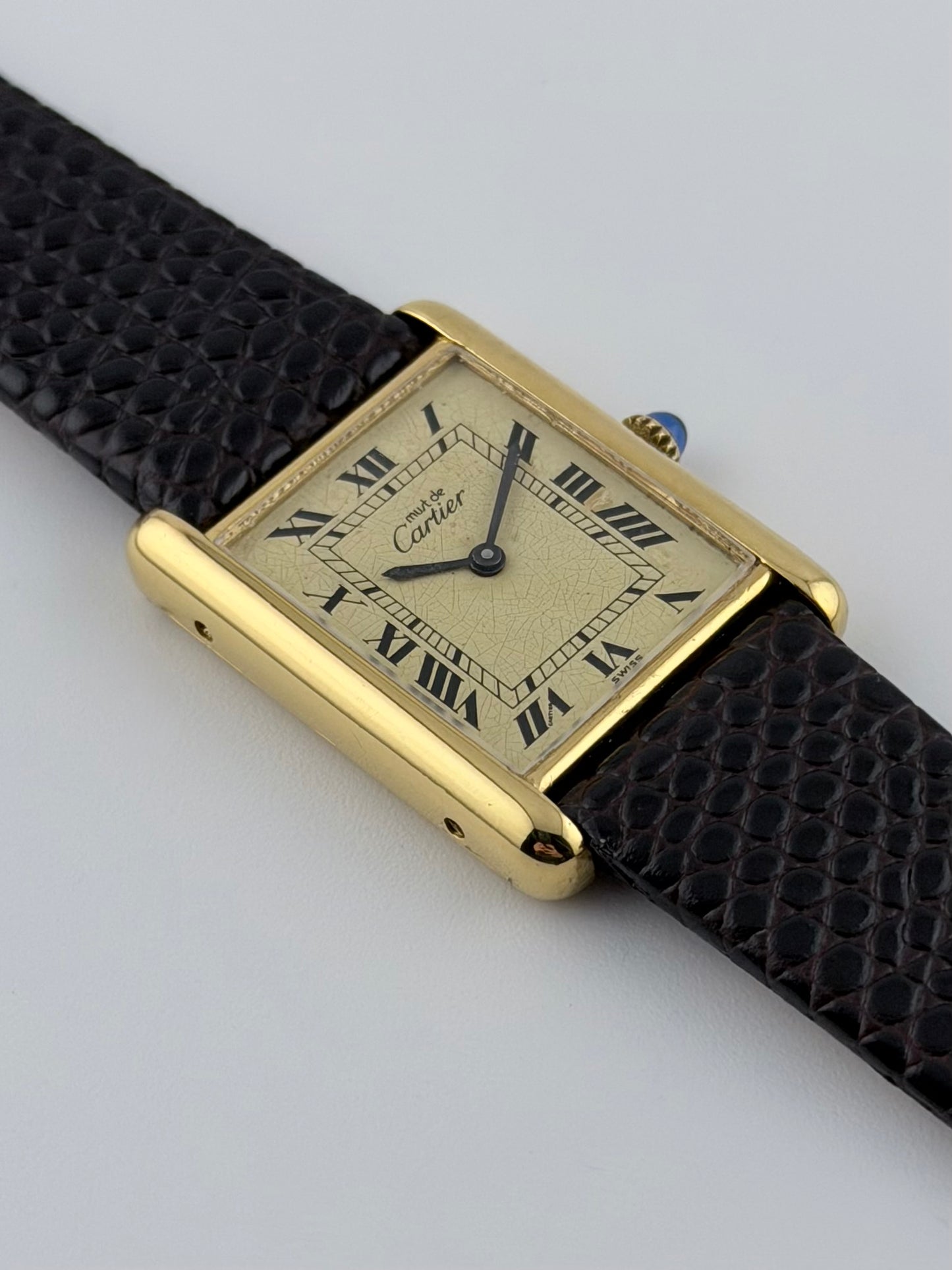 Cartier Must De Paris Tank Manual Wind - 6 - Ivory Dial