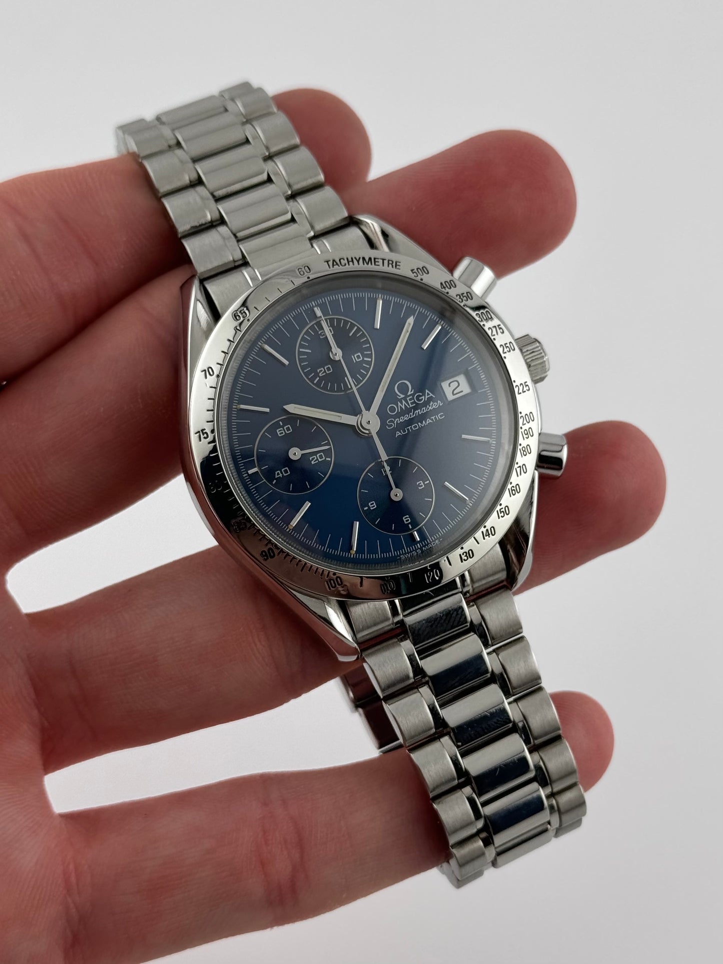 Omega Speedmaster Automatic Date - 3511.80 - Rare Blue Dial