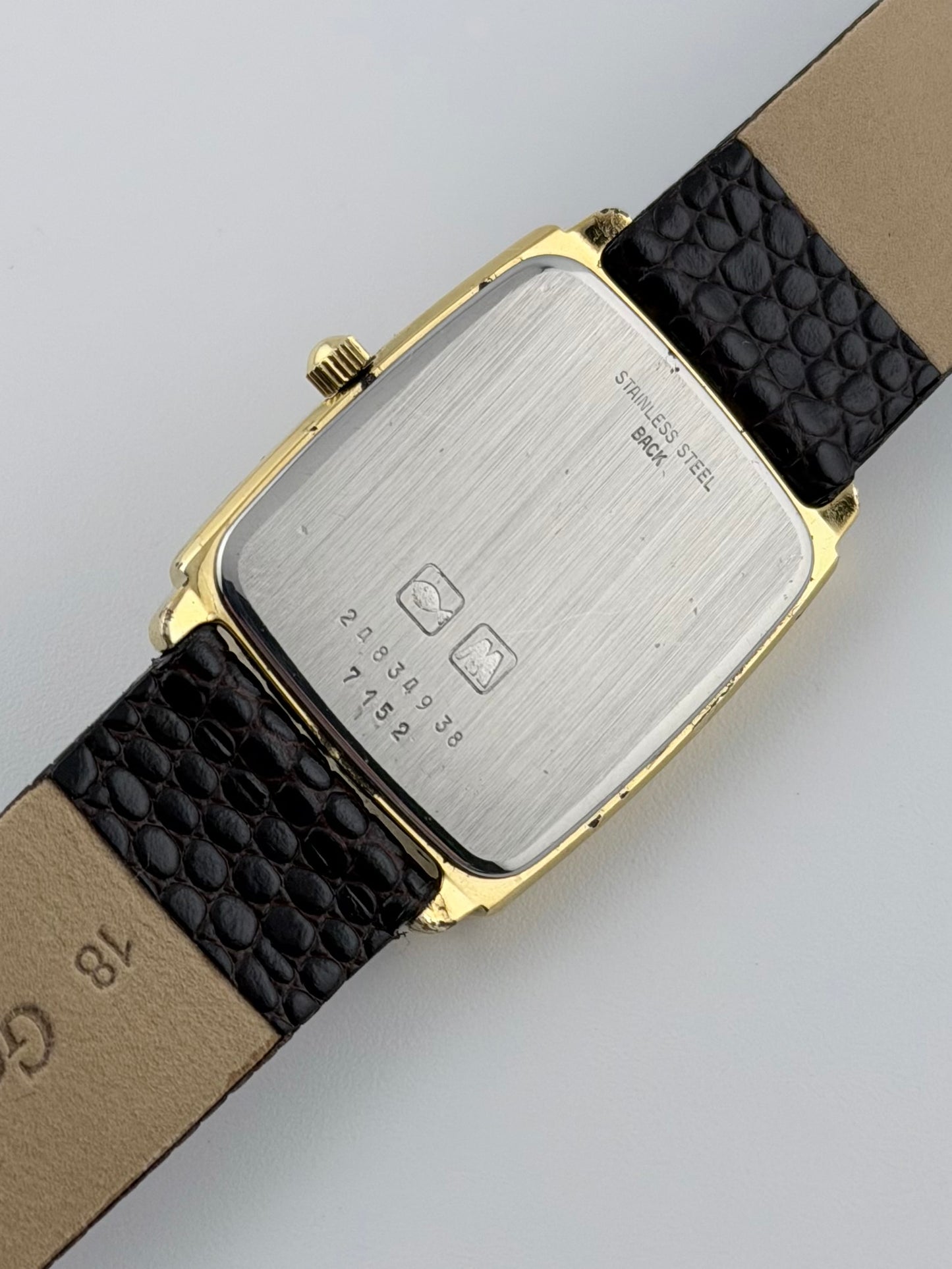 Longines Tank Quartz - L.150 - Guilloché Pattern Dial