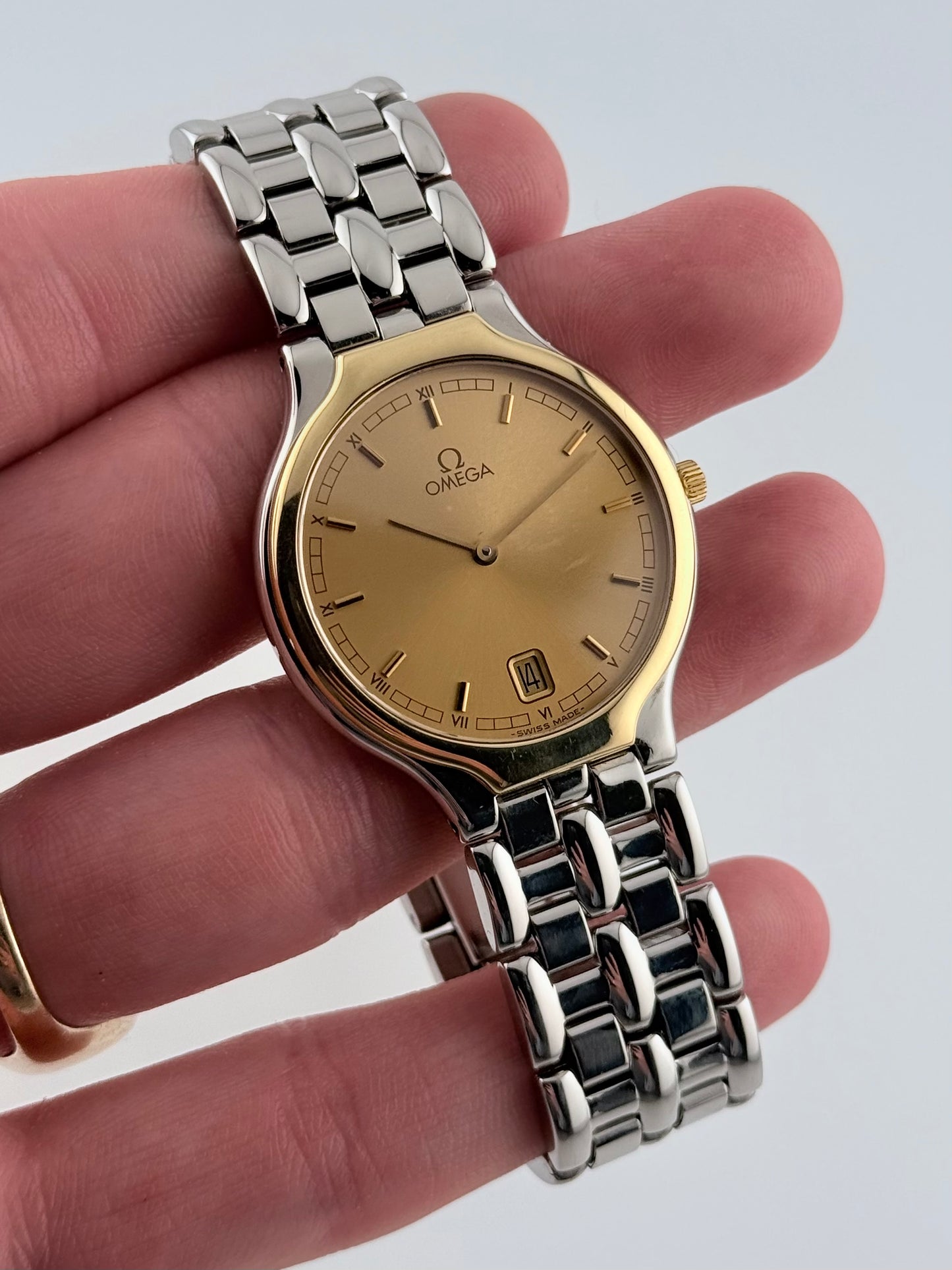 Omega De Ville Quartz Date - 196.0316 Two Tone