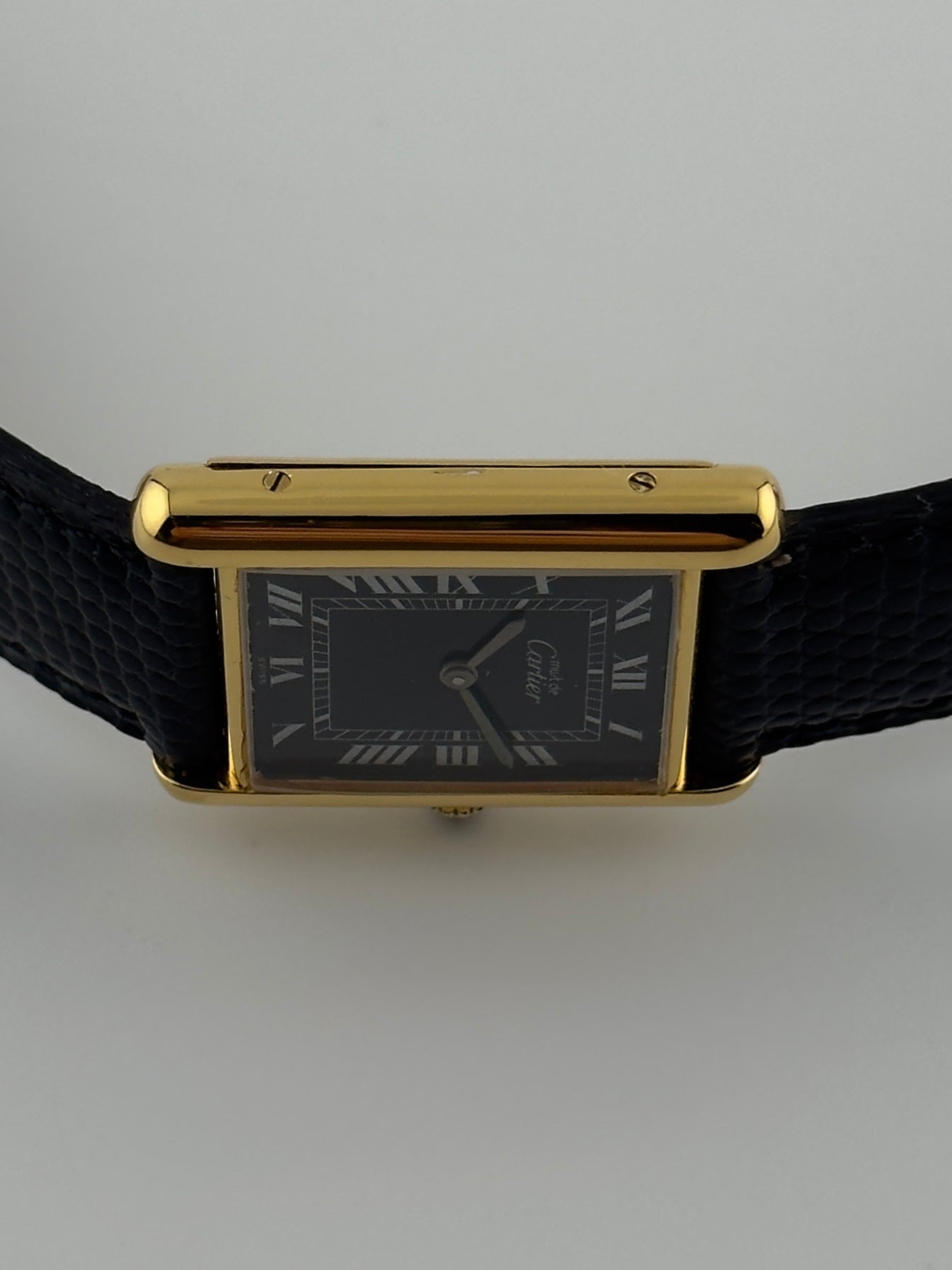 Cartier Must De Tank Manual Wind - 6 - Black Dial